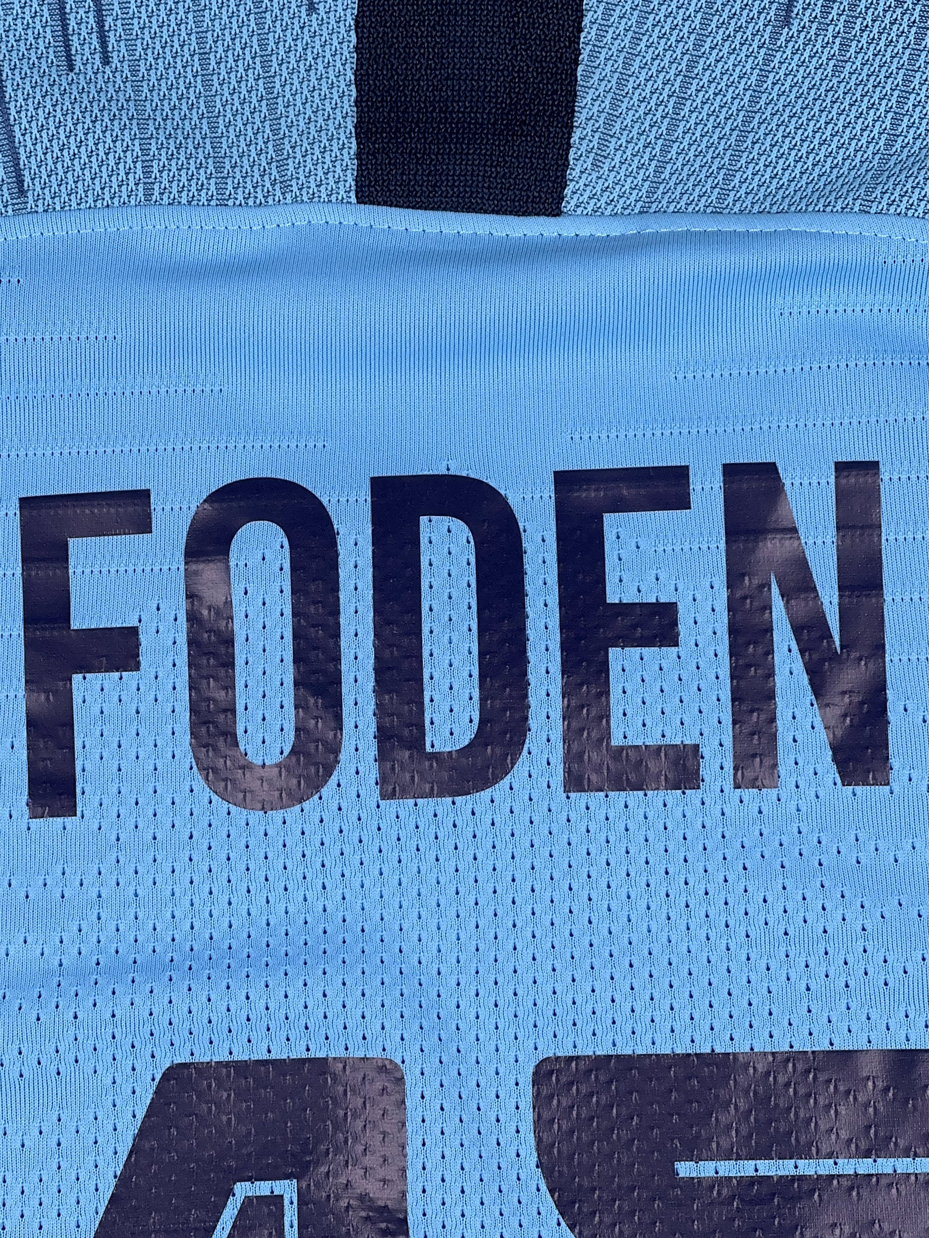 Manchester City 2018/19 Phil Foden #47 UCL Pro-Stock Home Shirt - M