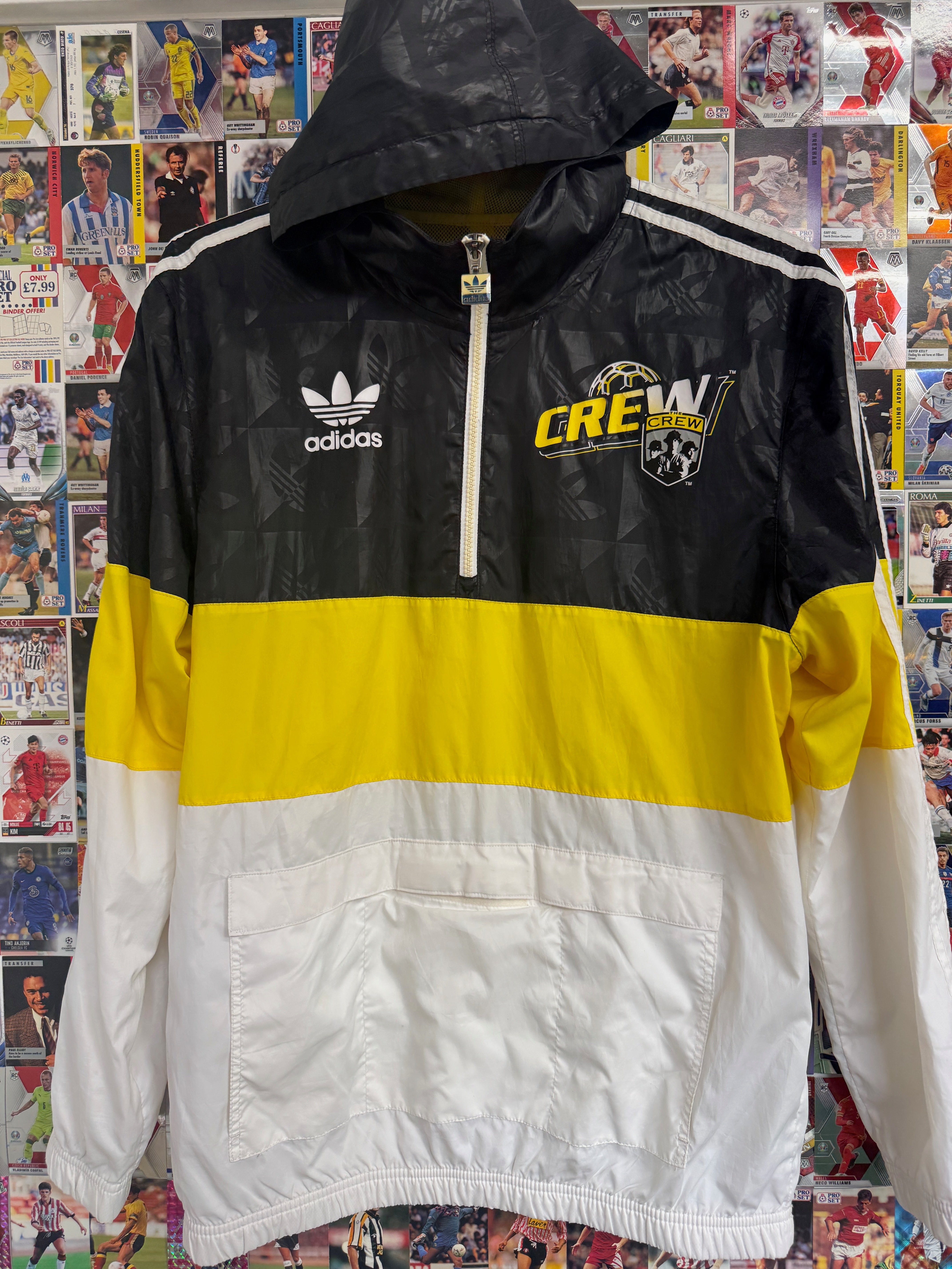 Columbus Crew 2013/14 Trefoil 1/4 Zip Hooded Jacket | Retro Screamers