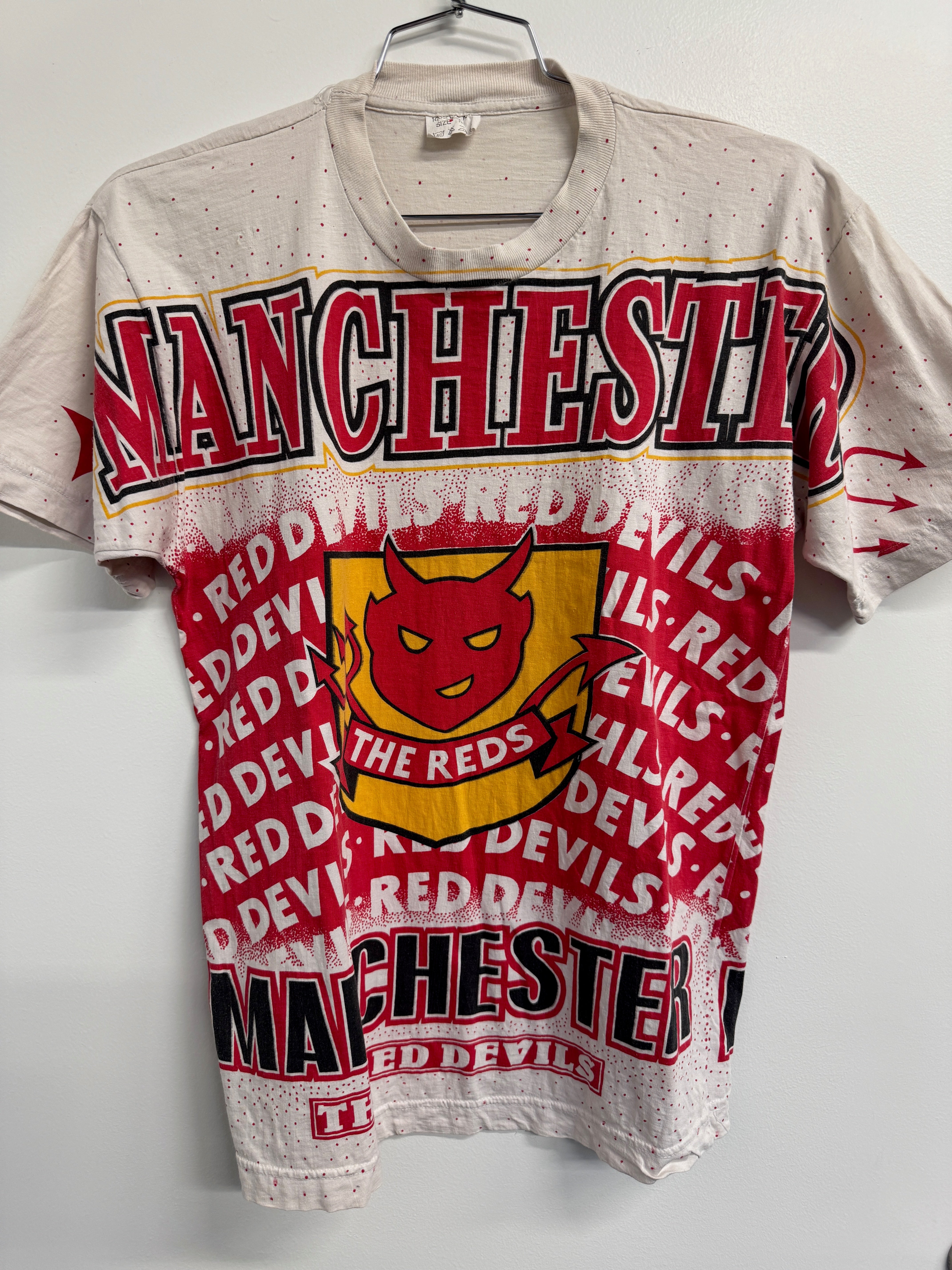 Manchester United 90s AOP Tee | Retro Screamers