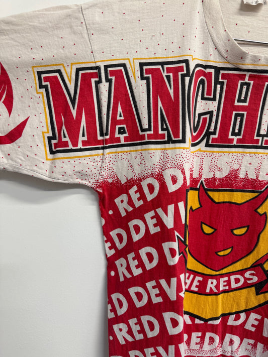 Manchester United 90s AOP Tee - M