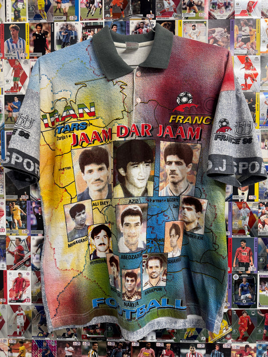 Iran 1998 World Cup AOP Polo Shirt - M