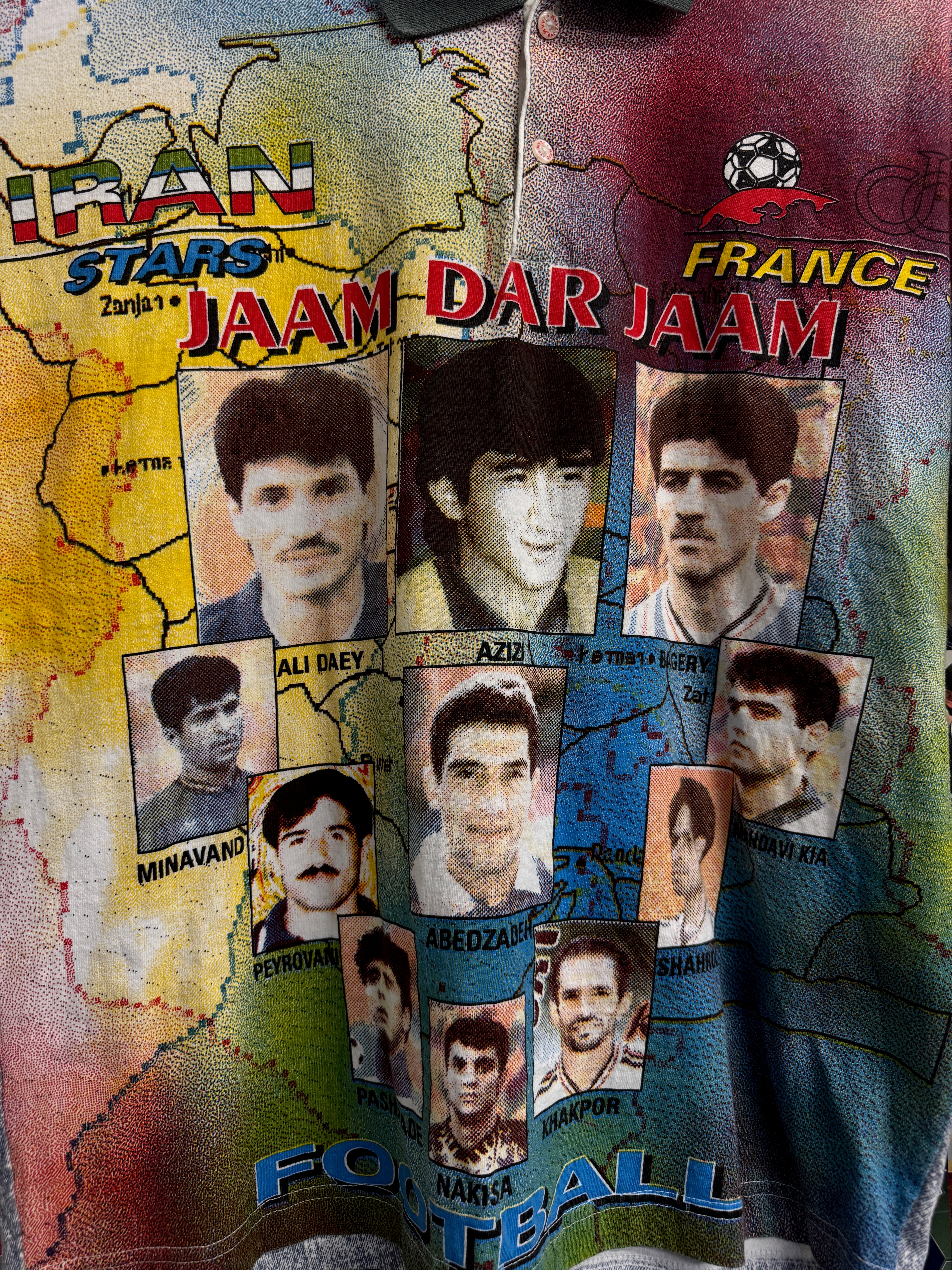 Iran 1998 World Cup AOP Polo Shirt - M