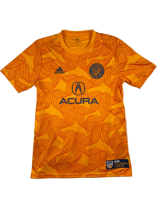 Columbus Crew 2019/20 Pre-Match Kick Cancer Shirt - M