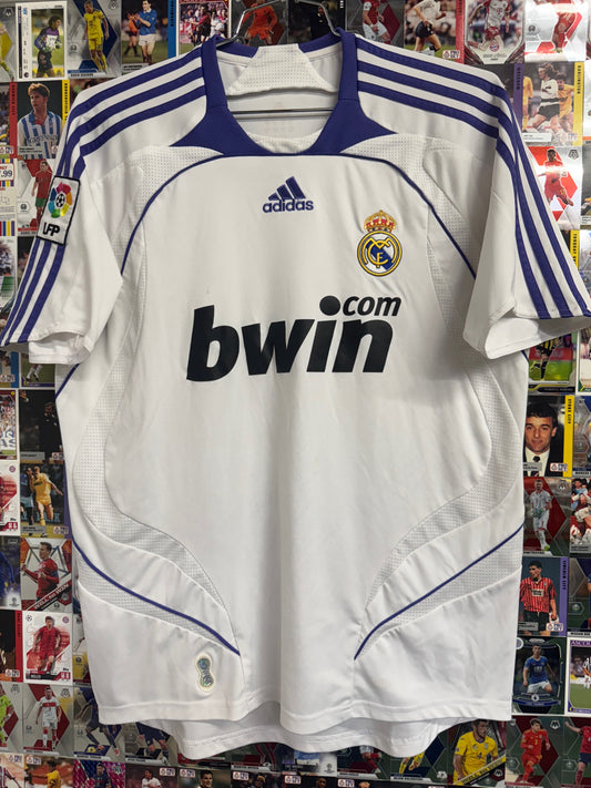 Real Madrid 2007/08 Christoph Metzelder #21 Home Shirt | Retro Screamers