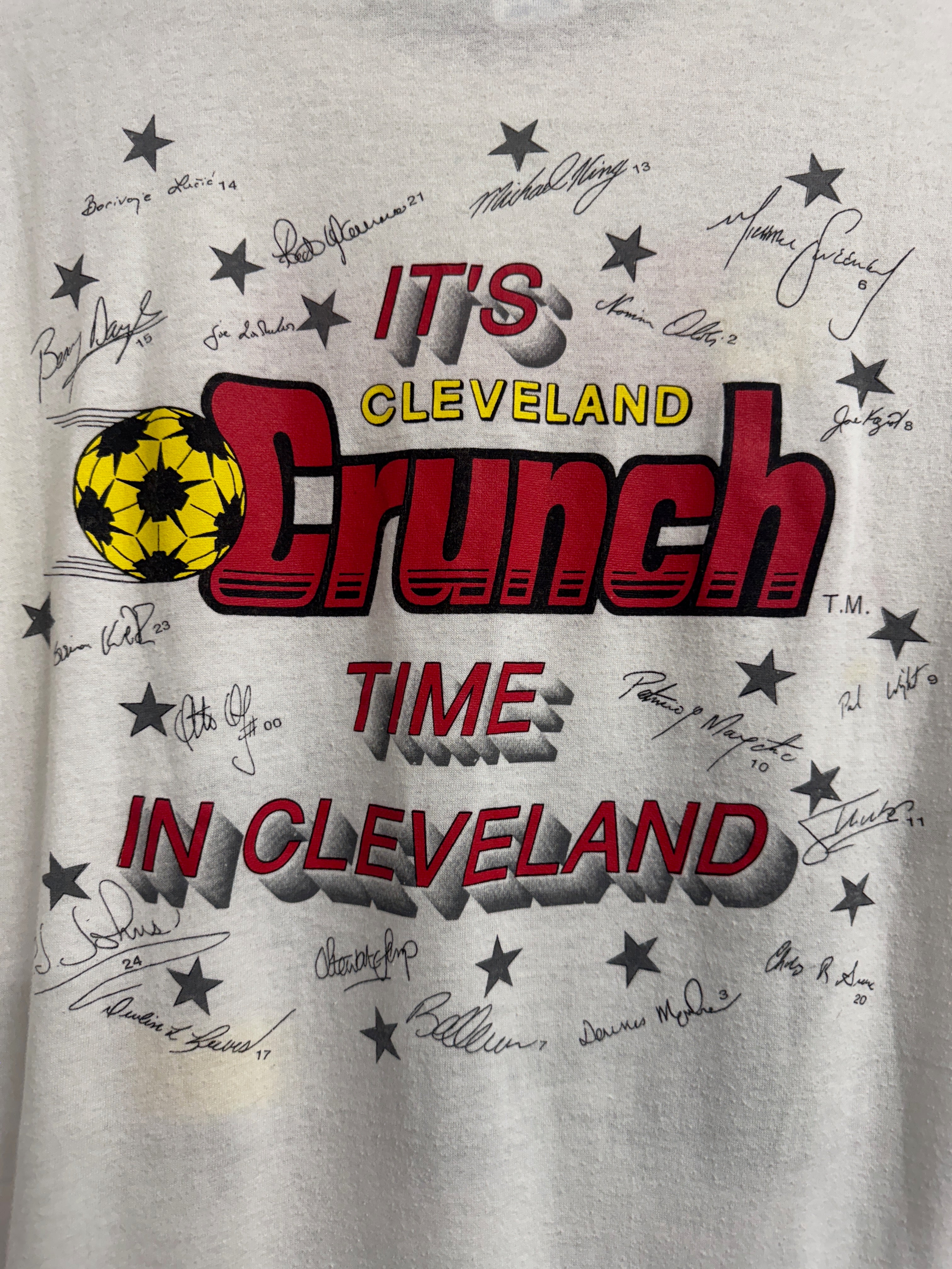 Cleveland Crunch 1989/90 Season Opener T-Shirt - XL (Fits M) | Retro Screamers