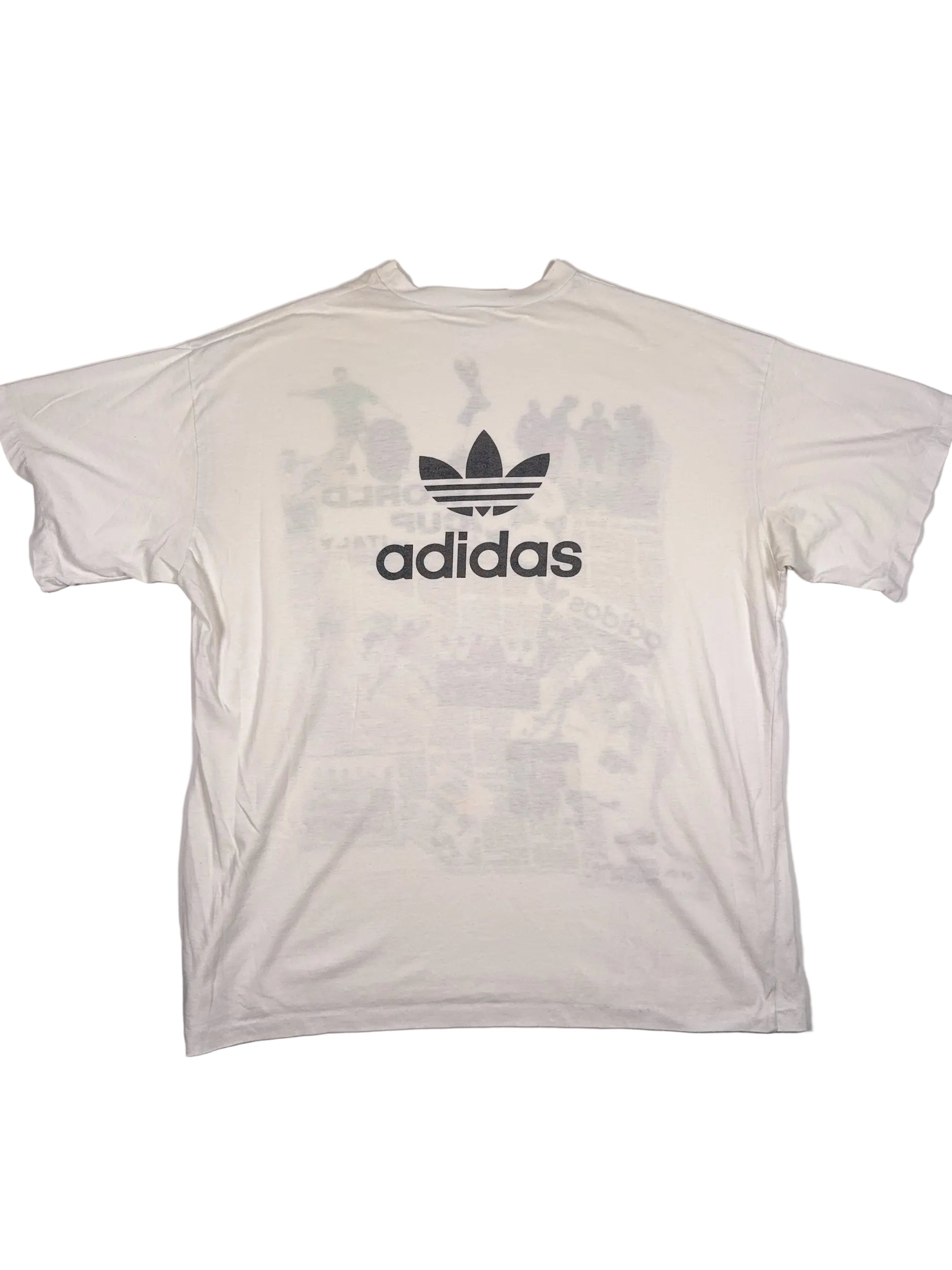 adidas World Cup Newspaper AOP Tee Single Stitch - XL