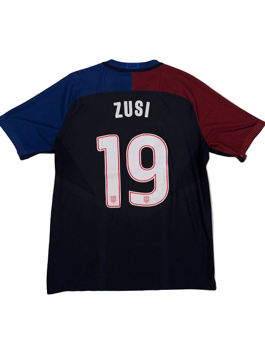 USA 2016/17 Graham Zusi #19 Vaporknit Away Shirt - XL
