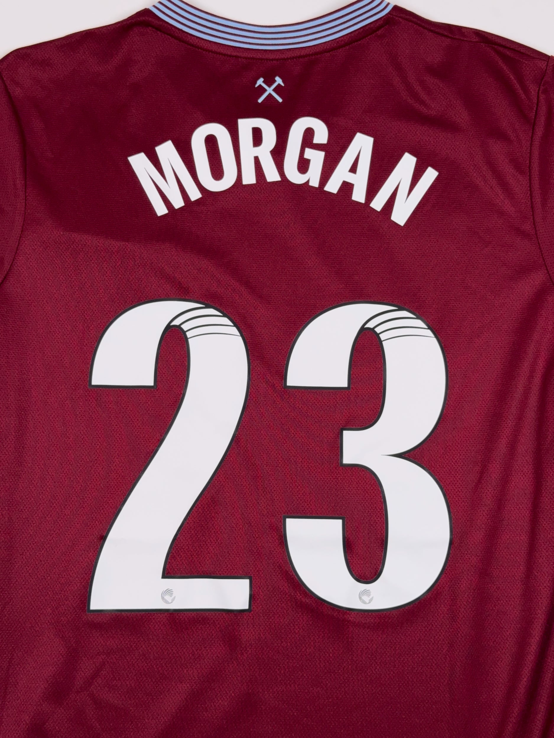 West Ham United 2025/26 Ffion Morgan #23 Home Shirt - Women's L