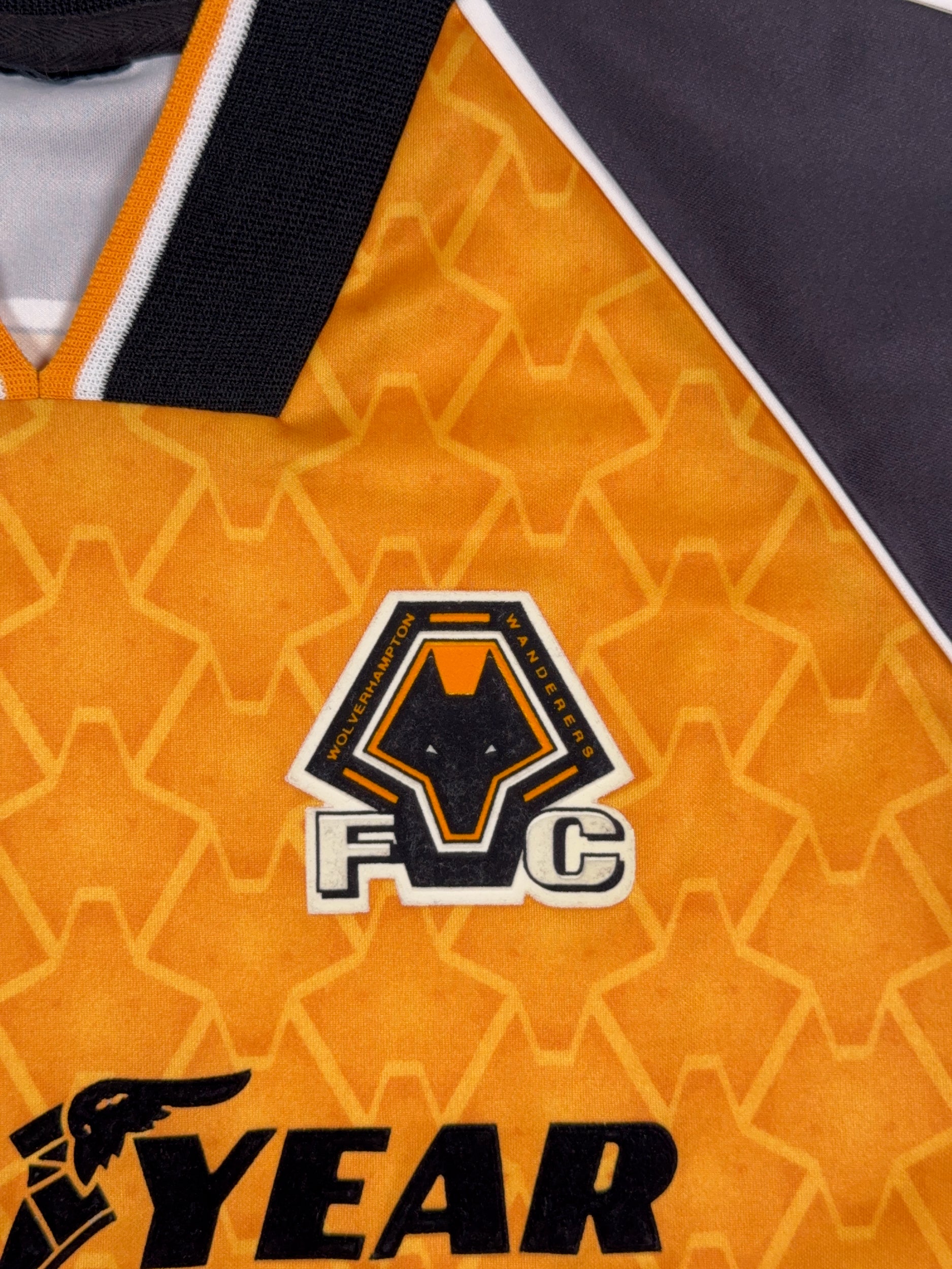Wolves 1996/98 Home Shirt - M
