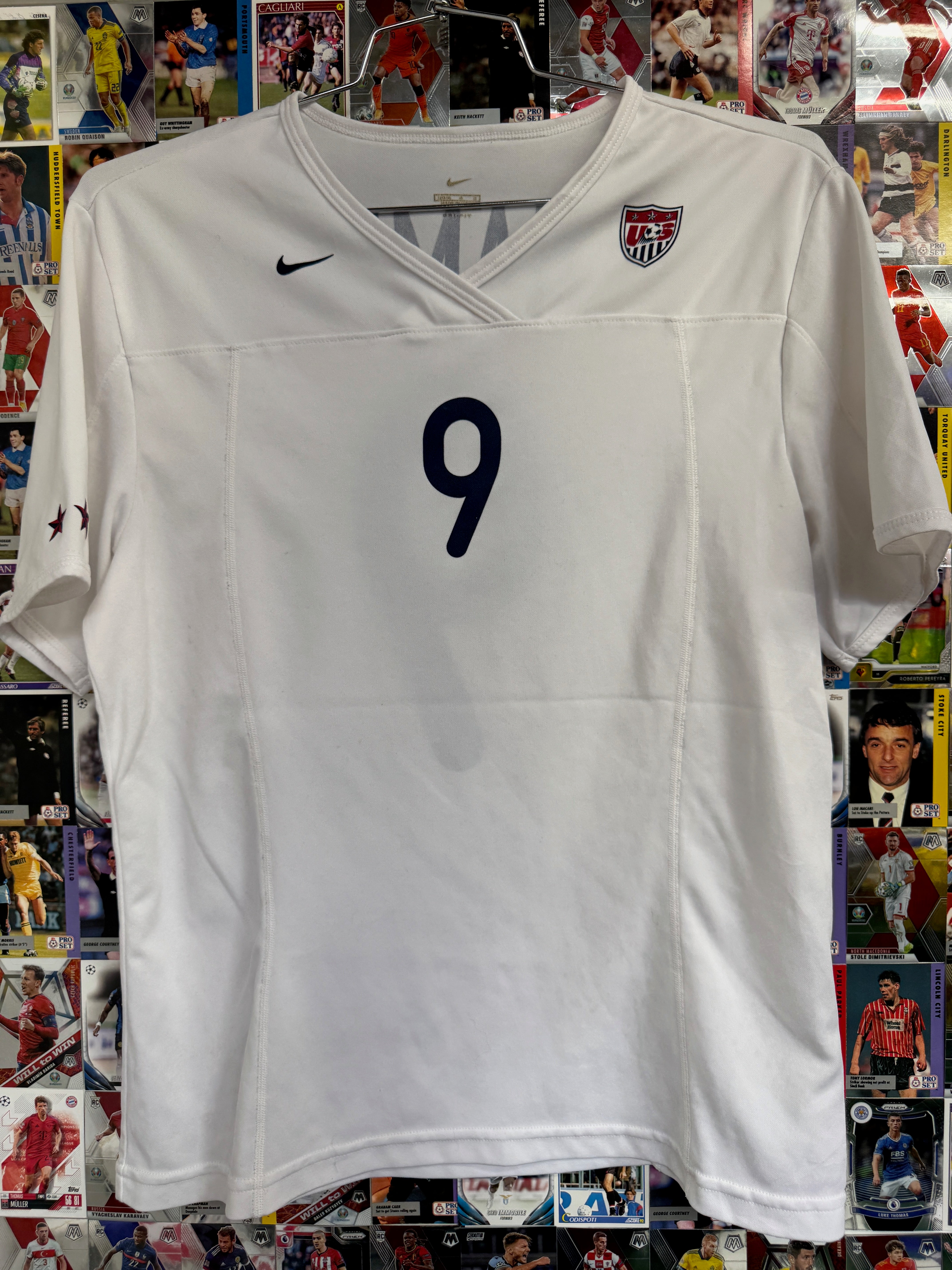 USA USWNT 1999/00 Mia Hamm #9 Home Shirt - Women's L (12-14)