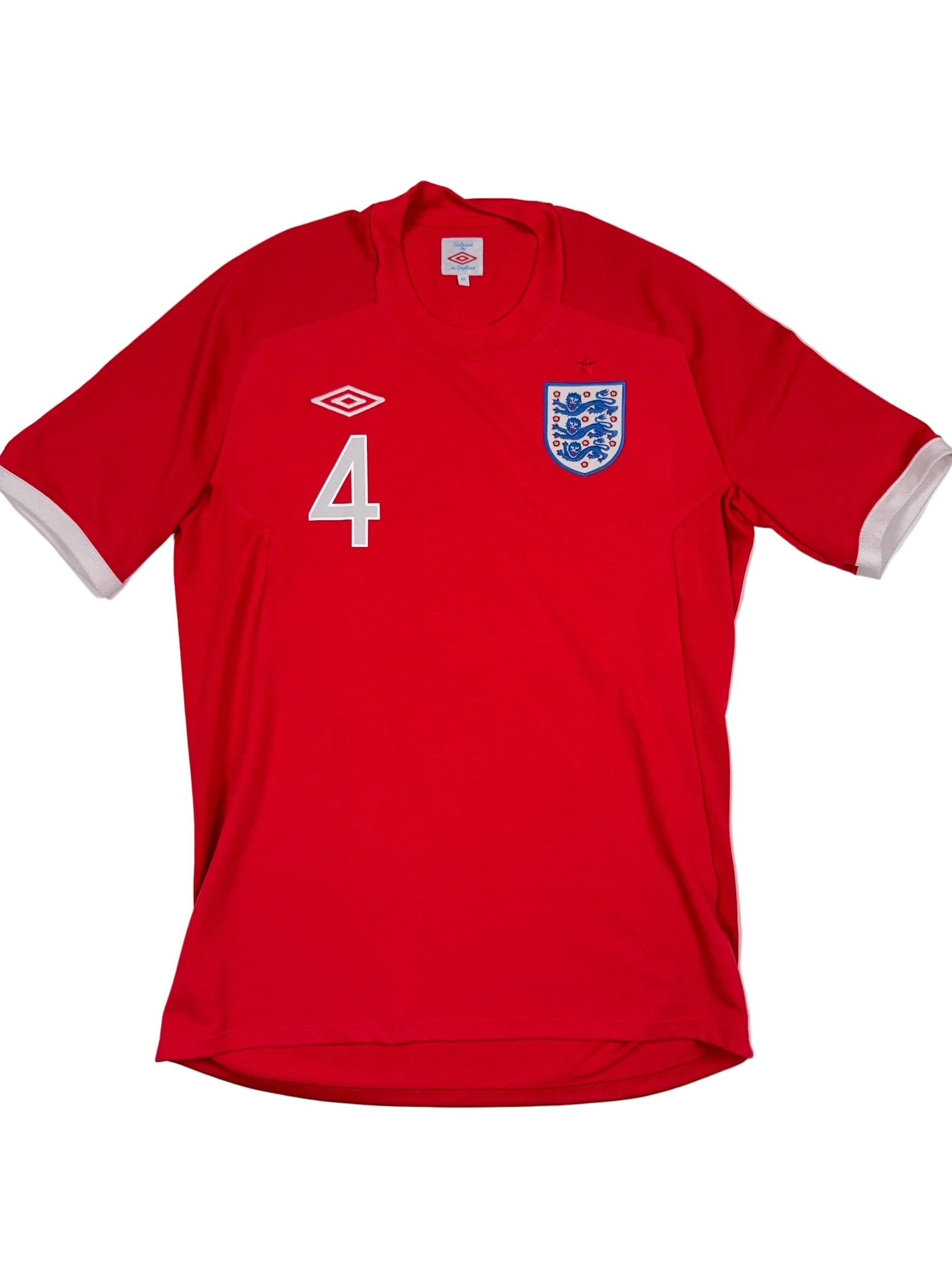 England 2010/12 Steven Gerrard #4 Away Shirt - L