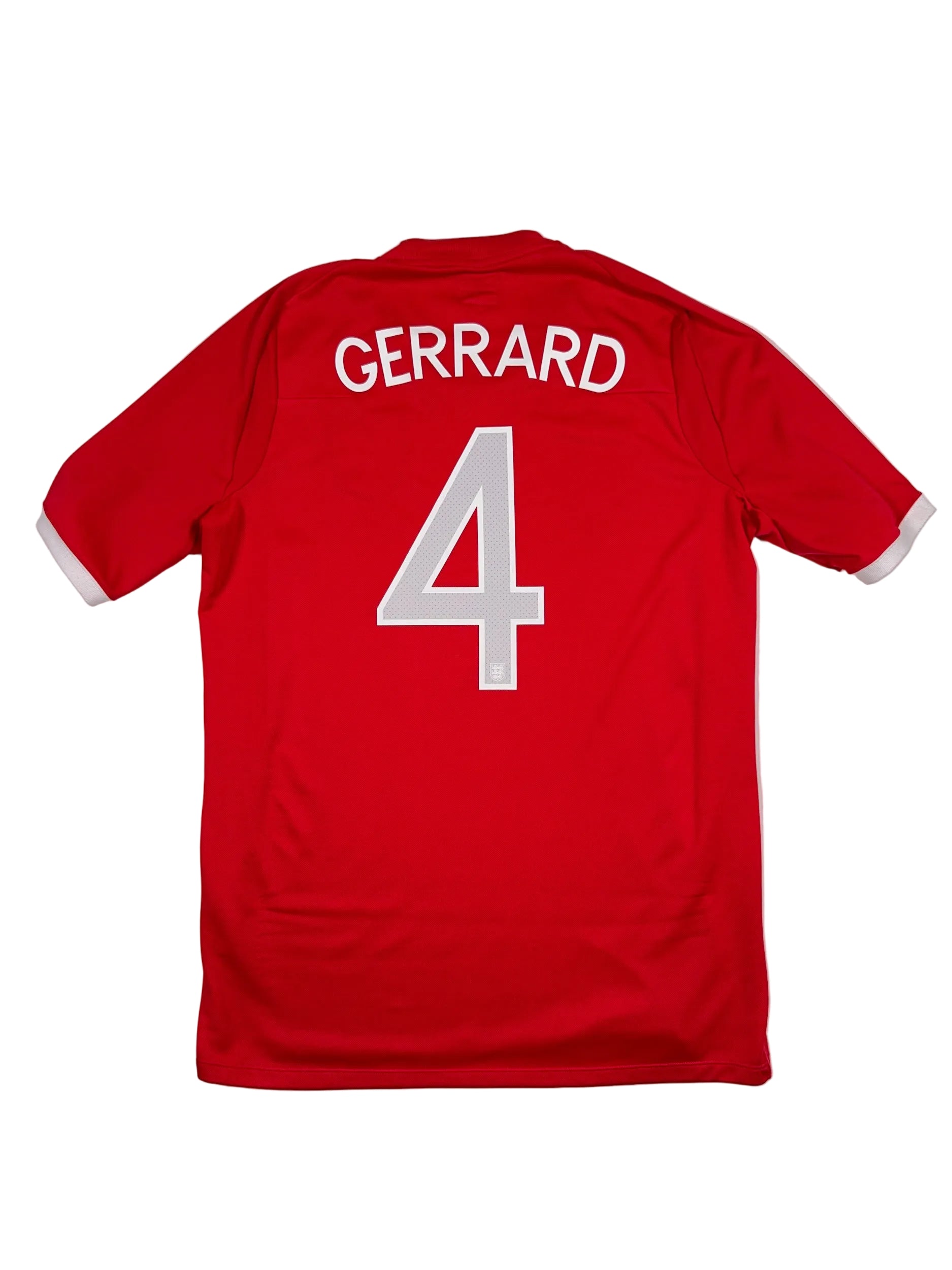 England 2010/12 Steven Gerrard #4 Away Shirt - L