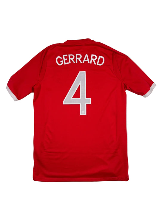 England 2010/12 Steven Gerrard #4 Away Shirt - L