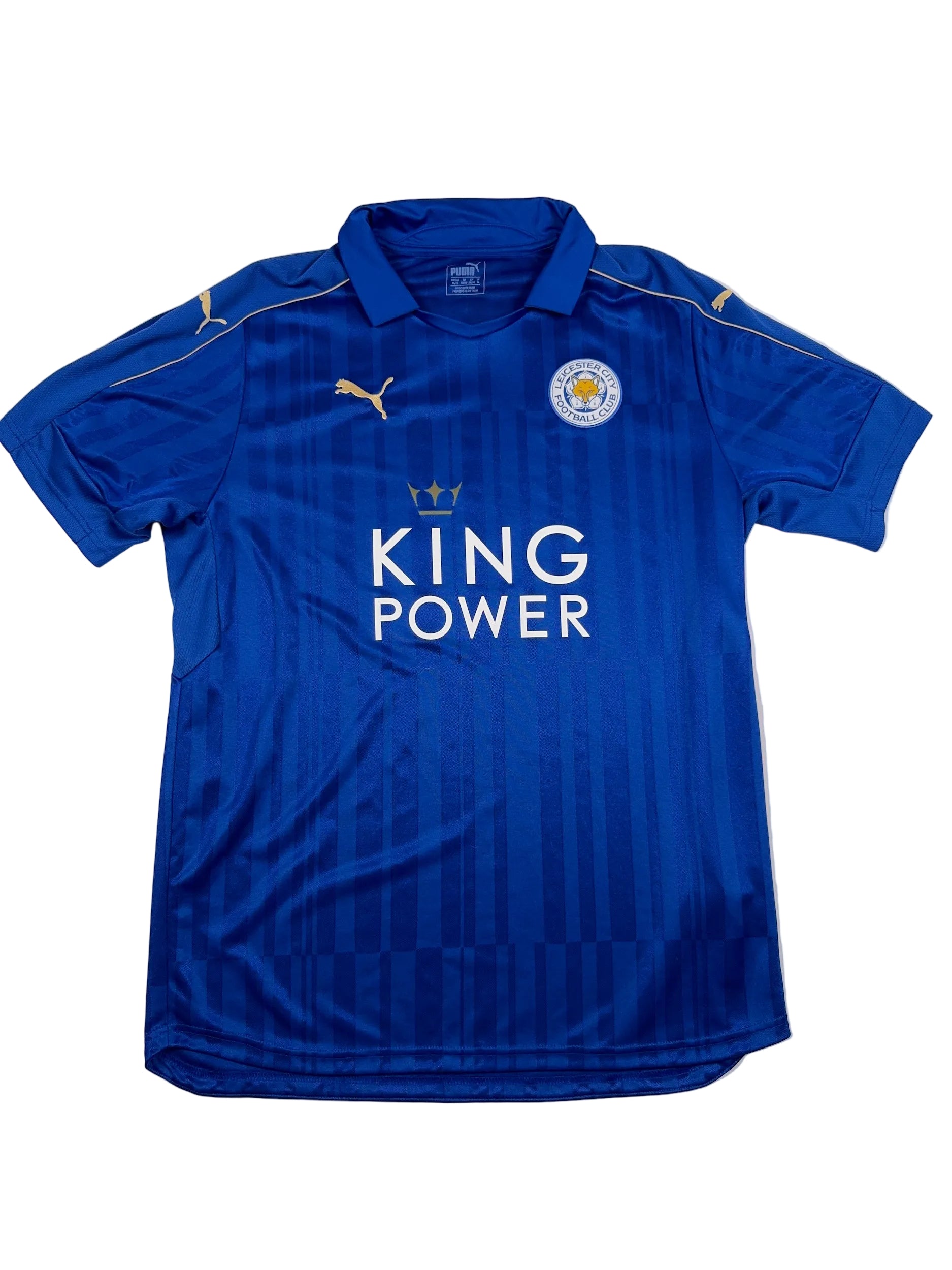Leicester 2017/18 Jamie Vardy #9 Home Shirt - L
