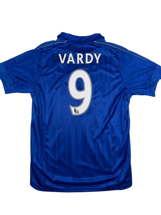 Leicester 2017/18 Jamie Vardy #9 Home Shirt - L