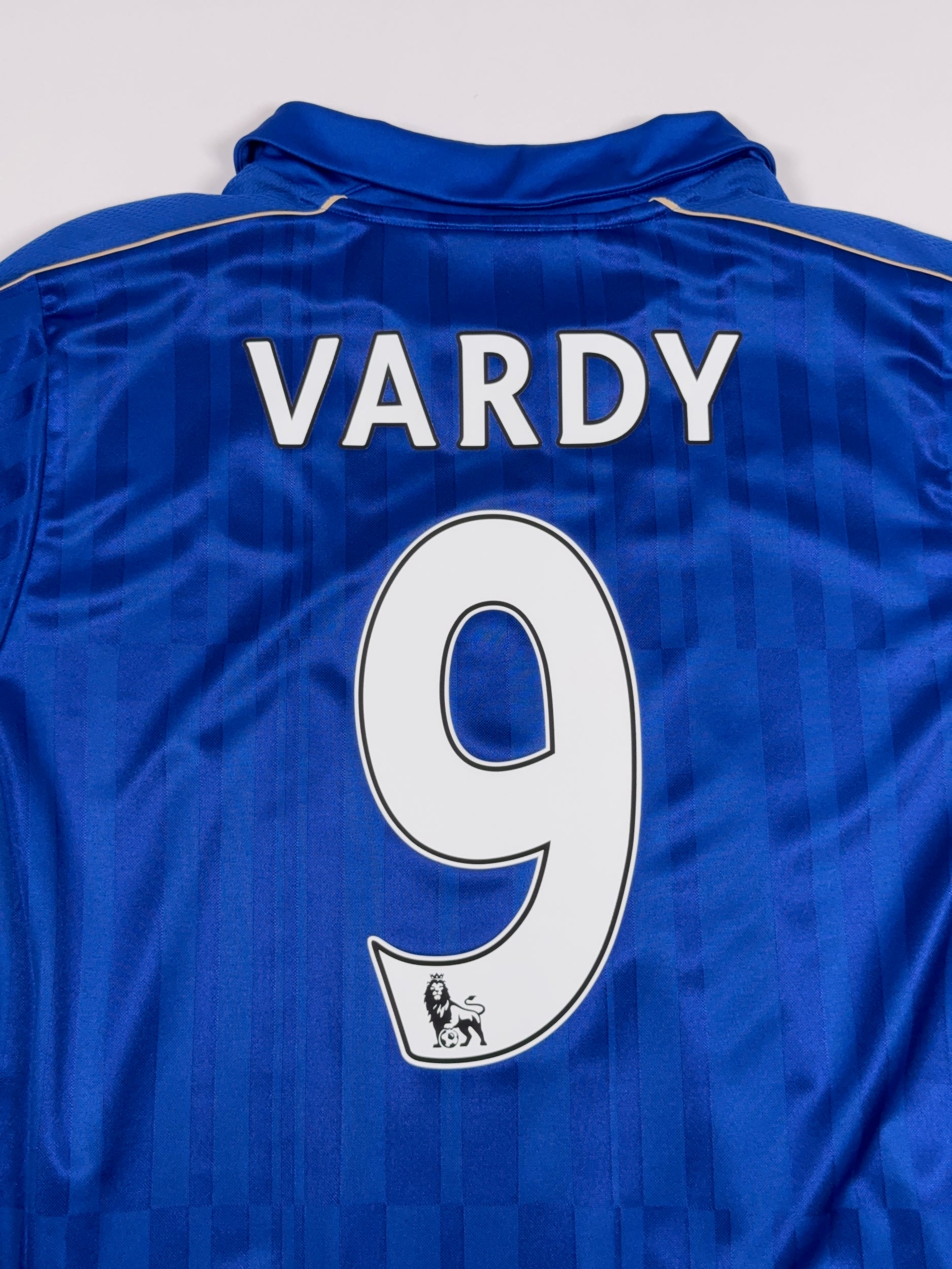 Leicester 2017/18 Jamie Vardy #9 Home Shirt - L
