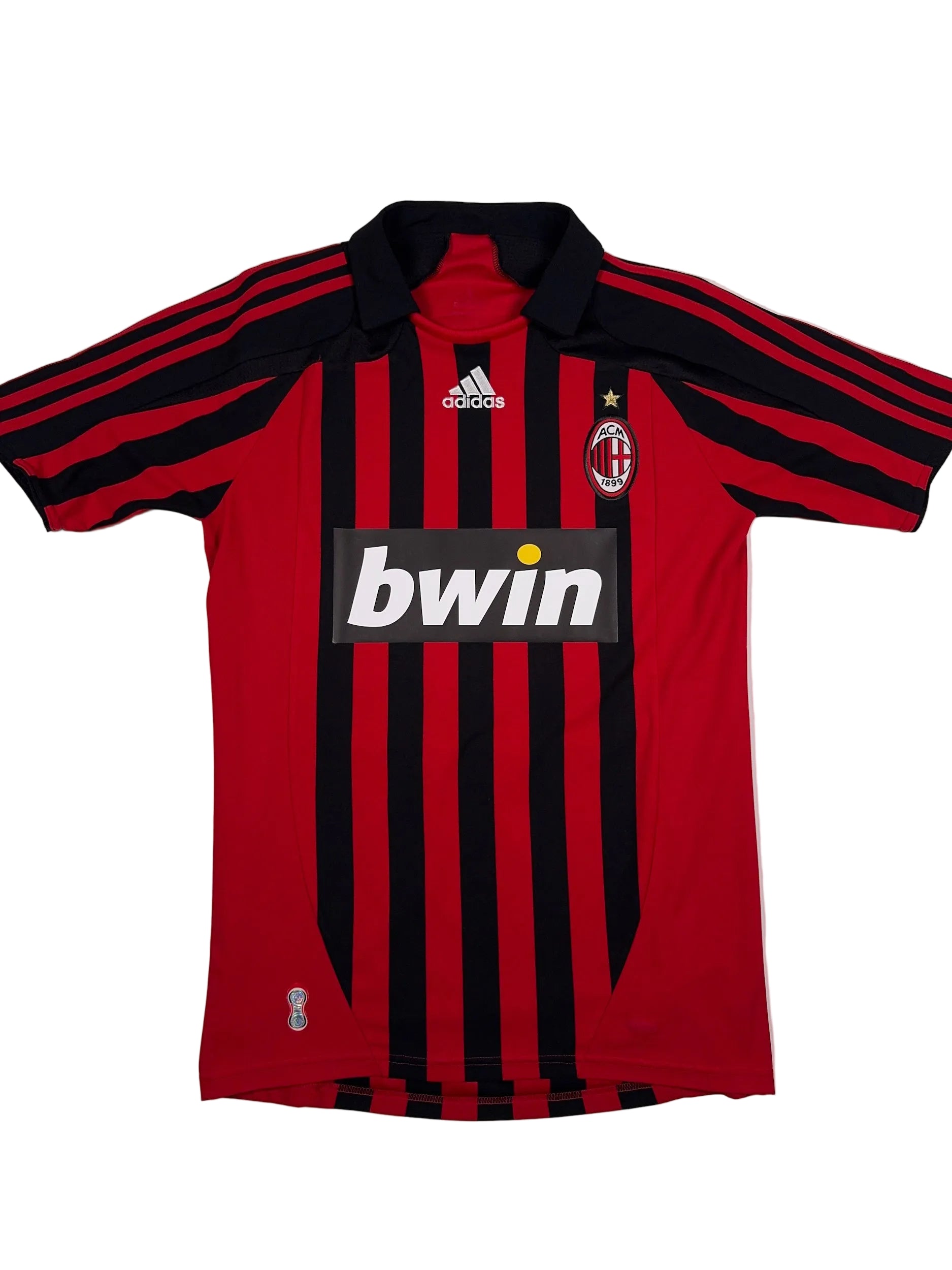 AC Milan 2007/08 Paolo Maldini #3 Home Shirt - L