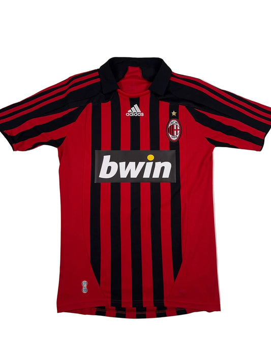 AC Milan 2007/08 Paolo Maldini #3 Home Shirt - L