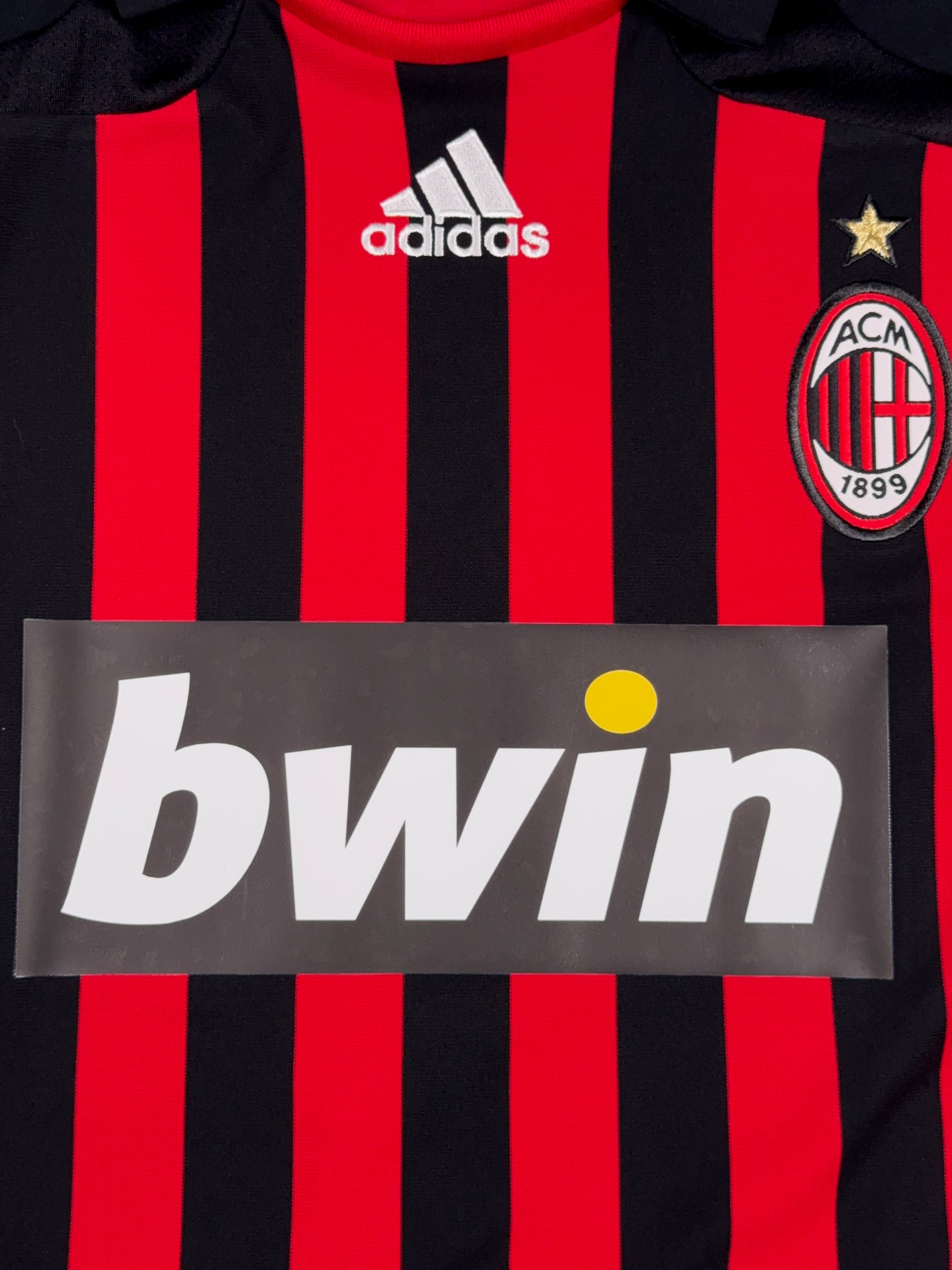 AC Milan 2007/08 Paolo Maldini #3 Home Shirt - L