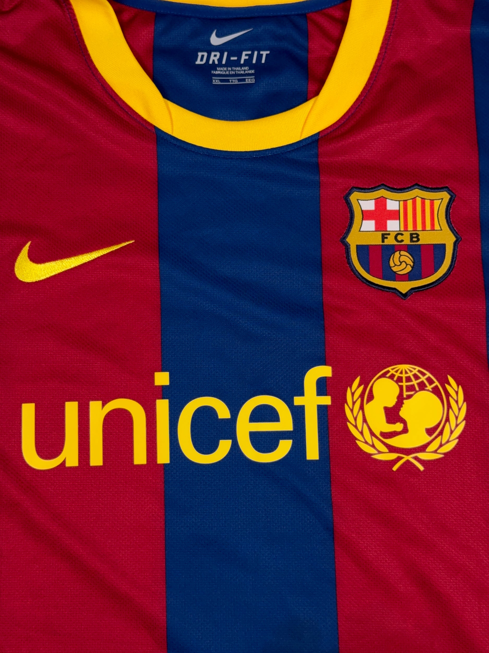 Barcelona 2010/11 Lionel Messi #10 Home Shirt - XXL