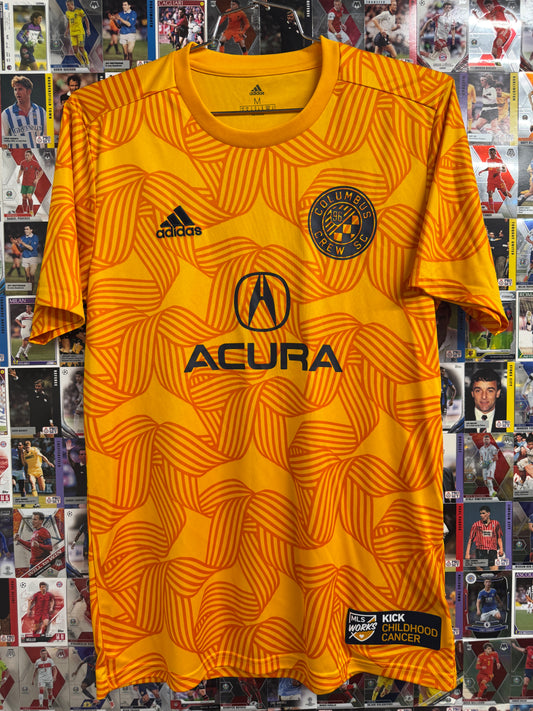 Columbus Crew 2019/20 Pre-Match Kick Cancer Shirt - M
