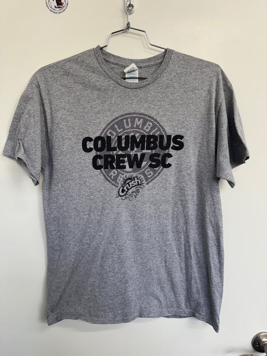 Columbus Crew 2010s Grey Crush Tee - L
