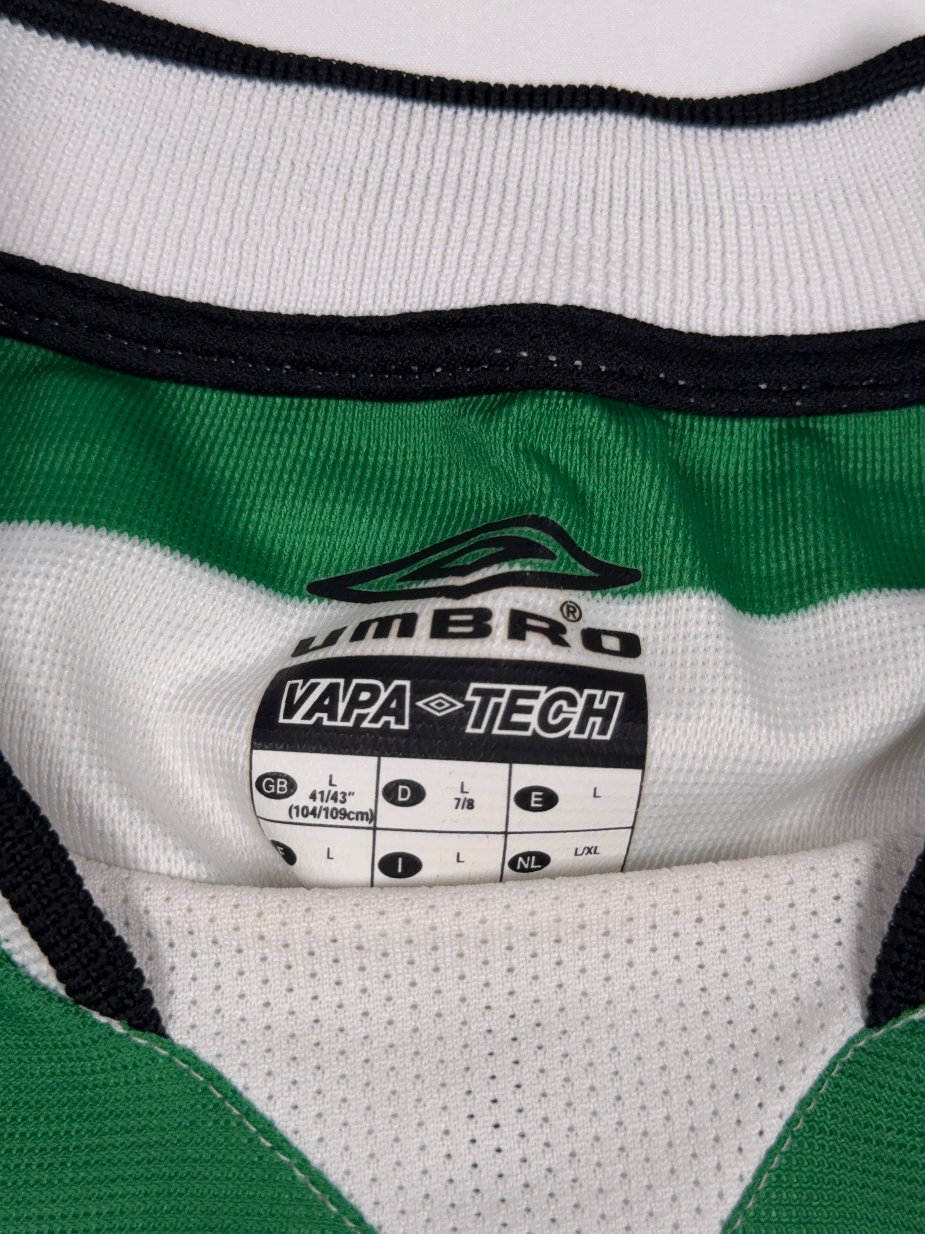 Celtic 2001/03 Henrik Larsson #7 Home Shirt - L