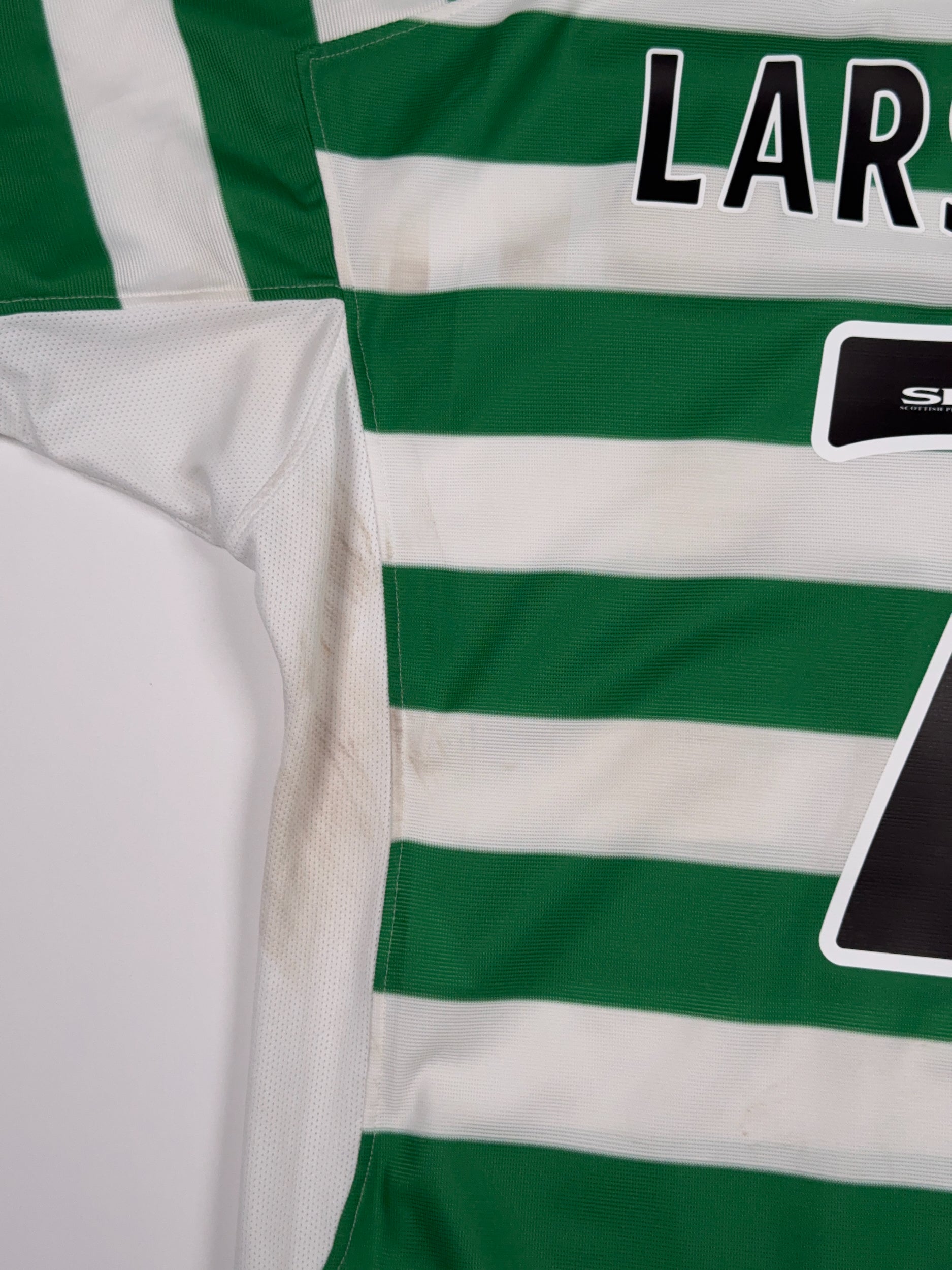 Celtic 2001/03 Henrik Larsson #7 Home Shirt - L
