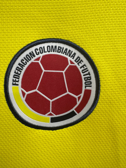 Colombia 2022 Luis Diaz #14 Longsleeve Home Shirt - M