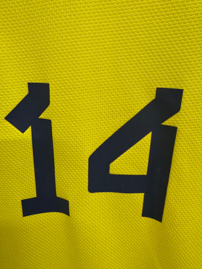 Colombia 2022 Luis Diaz #14 Longsleeve Home Shirt - M