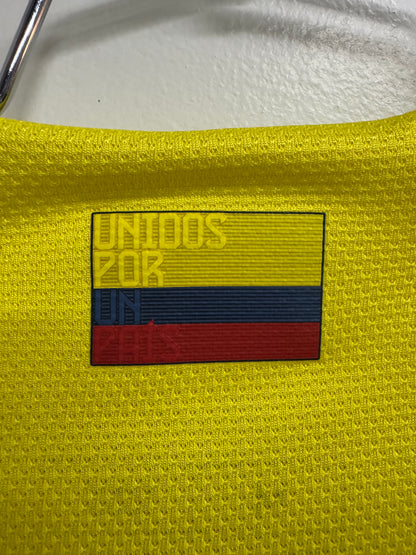 Colombia 2022 Luis Diaz #14 Longsleeve Home Shirt - M