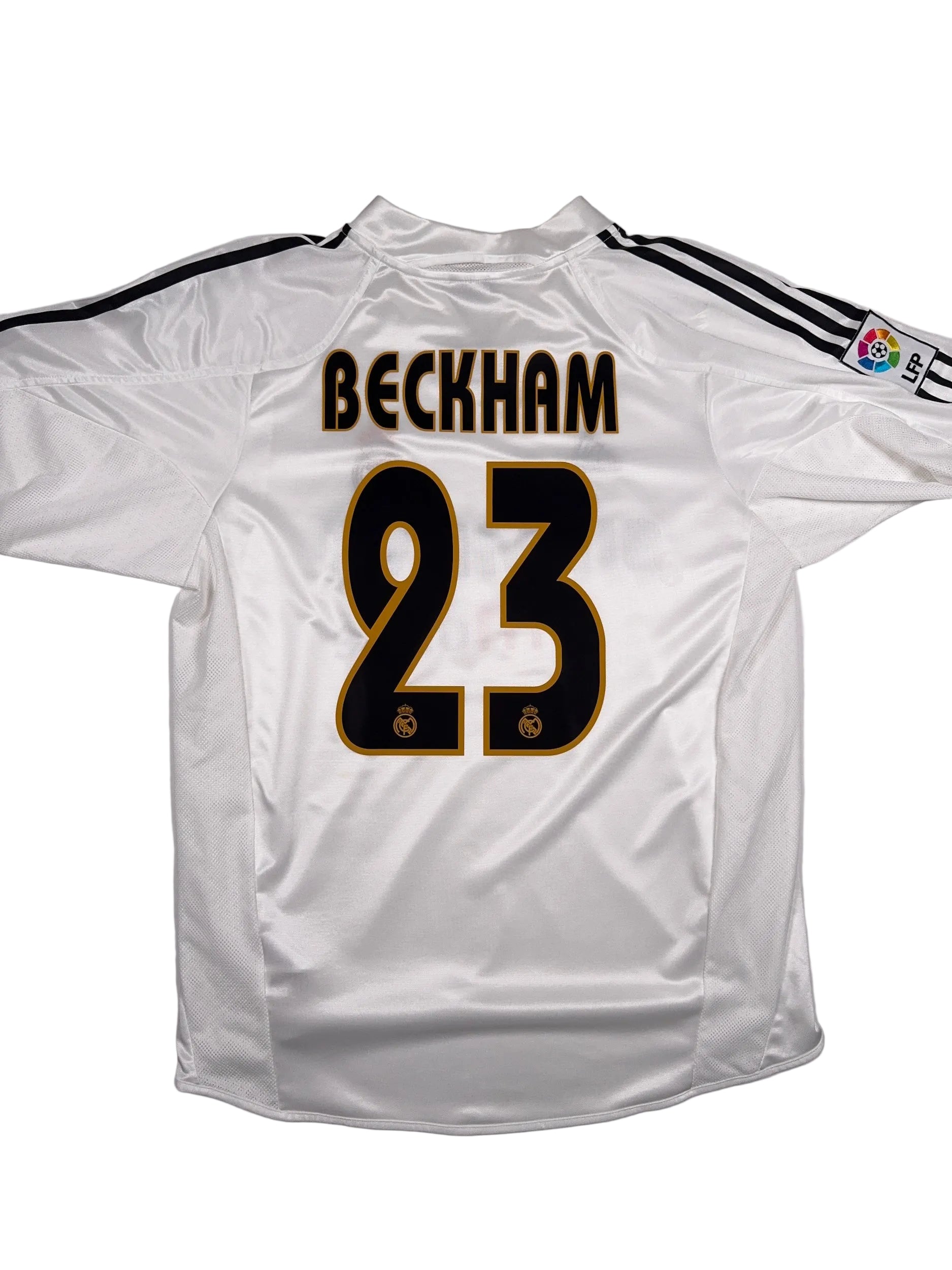 Real Madrid 2004/05 David Beckham #23 Home Shirt - M