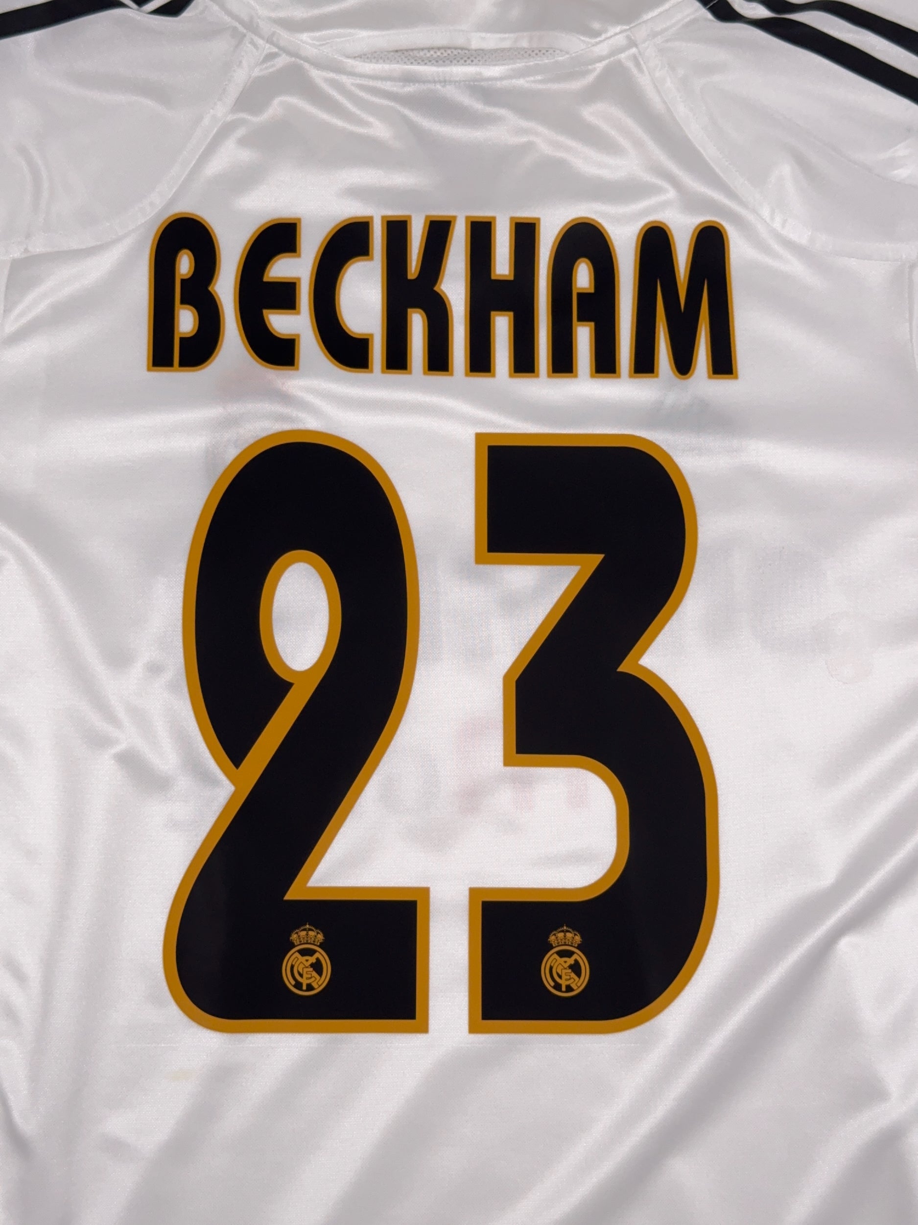 Real Madrid 2004/05 David Beckham #23 Home Shirt - M