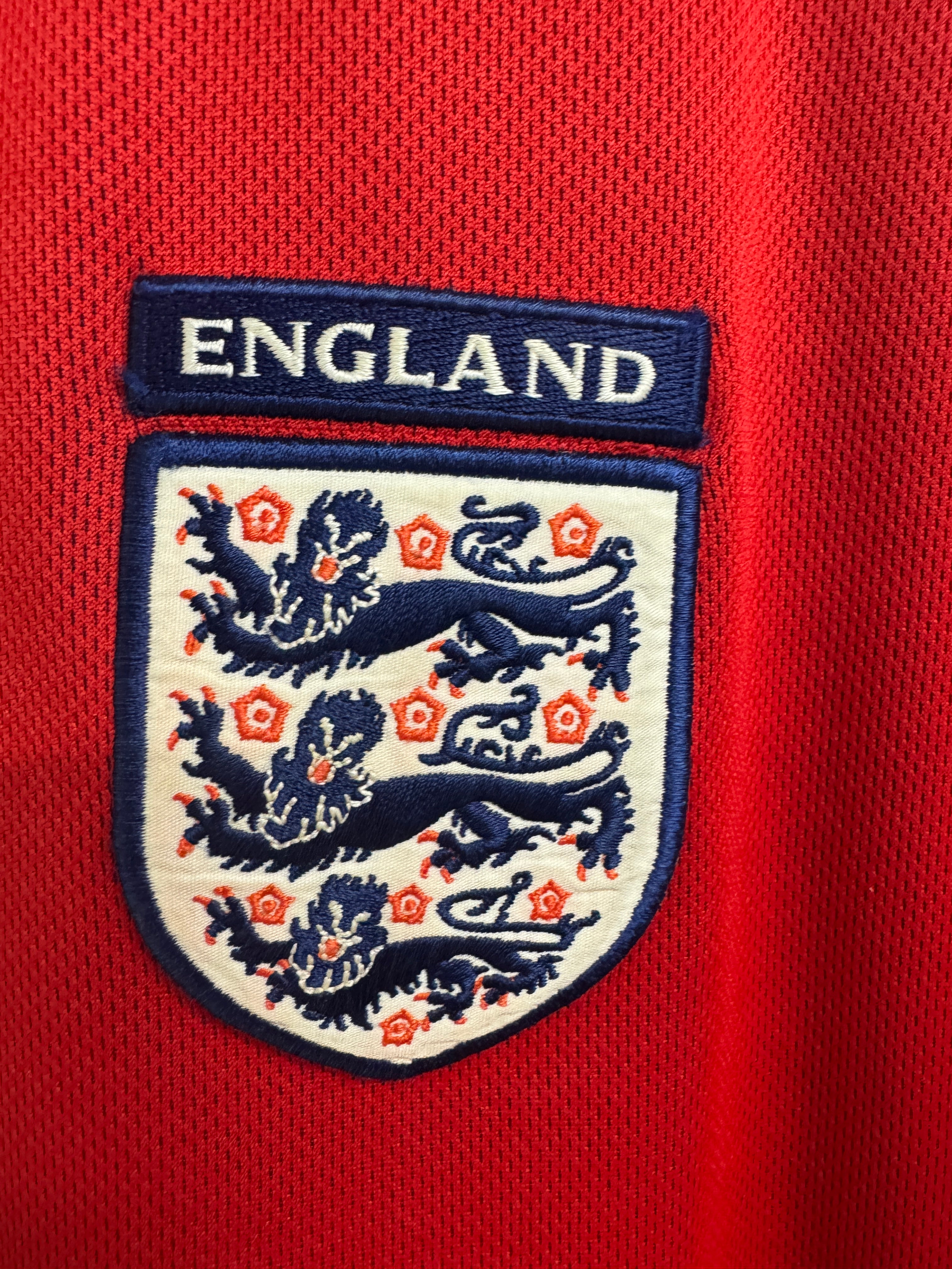 England 2002/04 David Beckham #7 Home Reversible | Retro Screamers