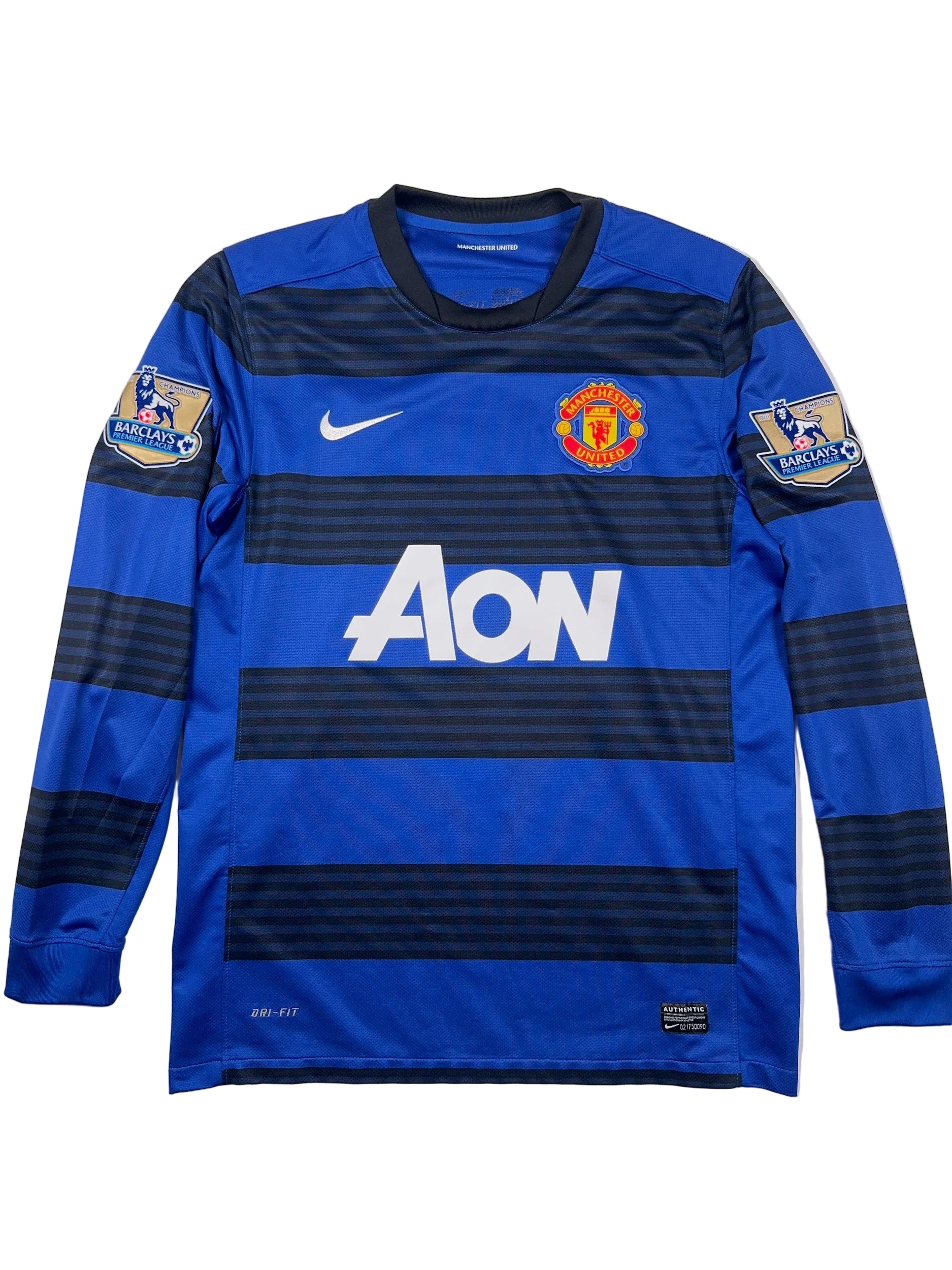 Manchester United 2011/13 Park Ji Sung #13 Longsleeve Away Shirt - M