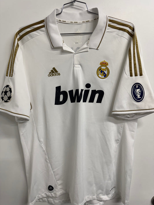 Real Madrid 2011 Ronaldo #7 Home Shirt w/ Patches - XL