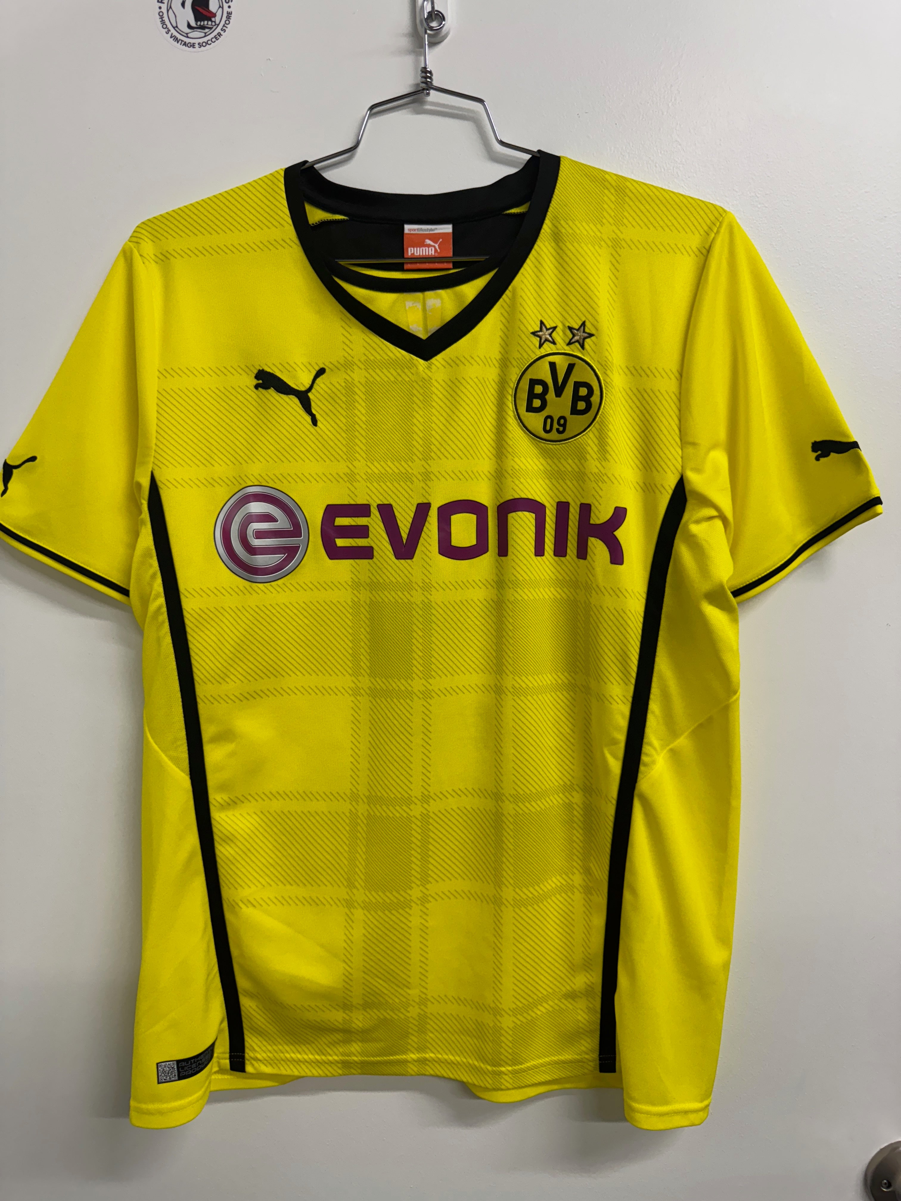 Dortmund 2013/14 Robert Lewandowski #9 Home Shirt | Retro Screamers