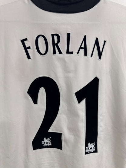 Manchester United 2002 Forlan # Away Shirt - L