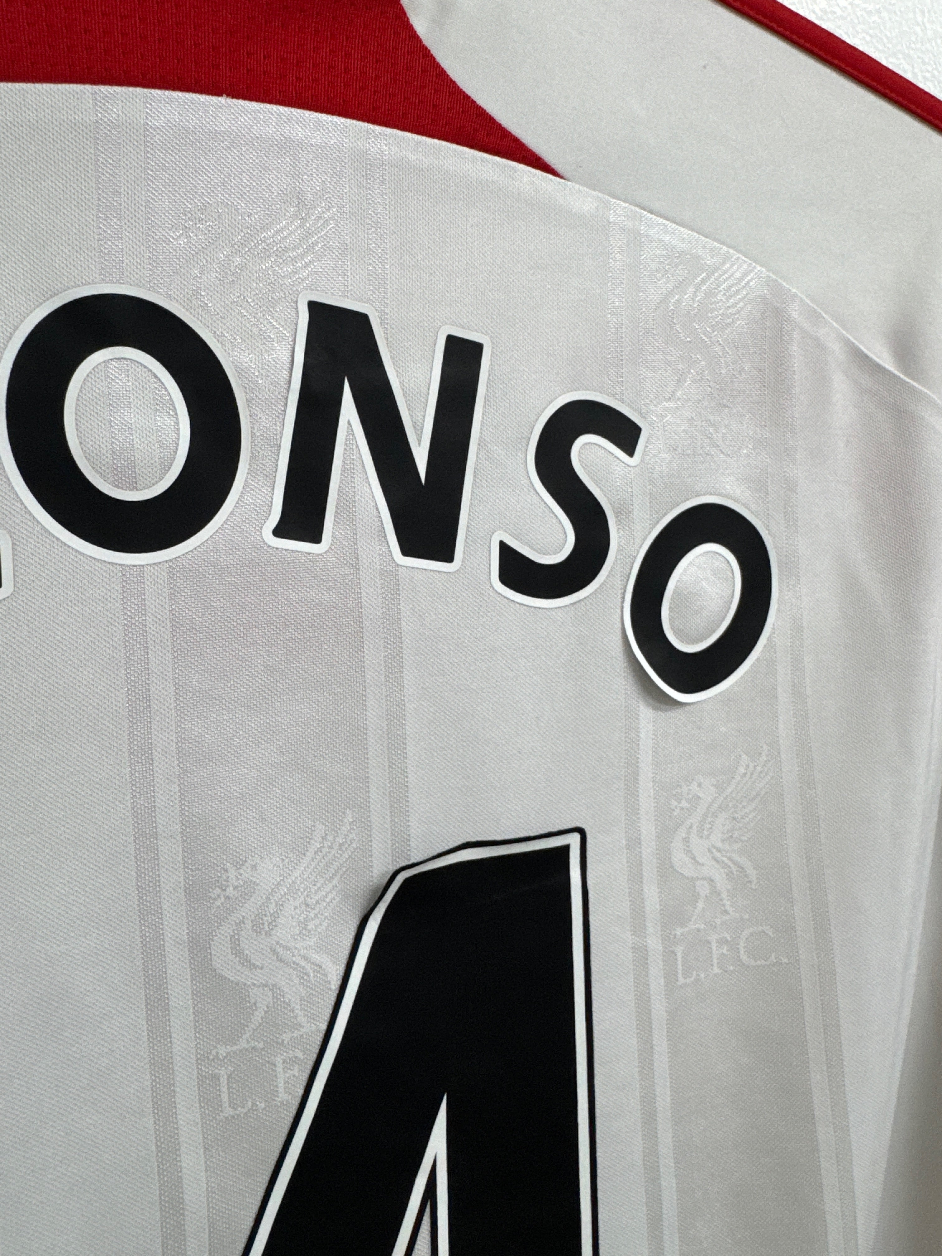 Liverpool 2007 Alonso #14 Away Shirt - L