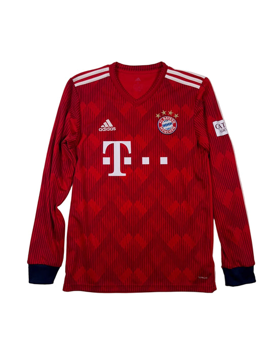 Bayern Munich 2018/19 Longsleeve Home Shirt - S
