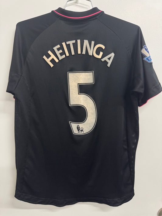 Everton 2009 Heitinga #5 Away Shirt - L
