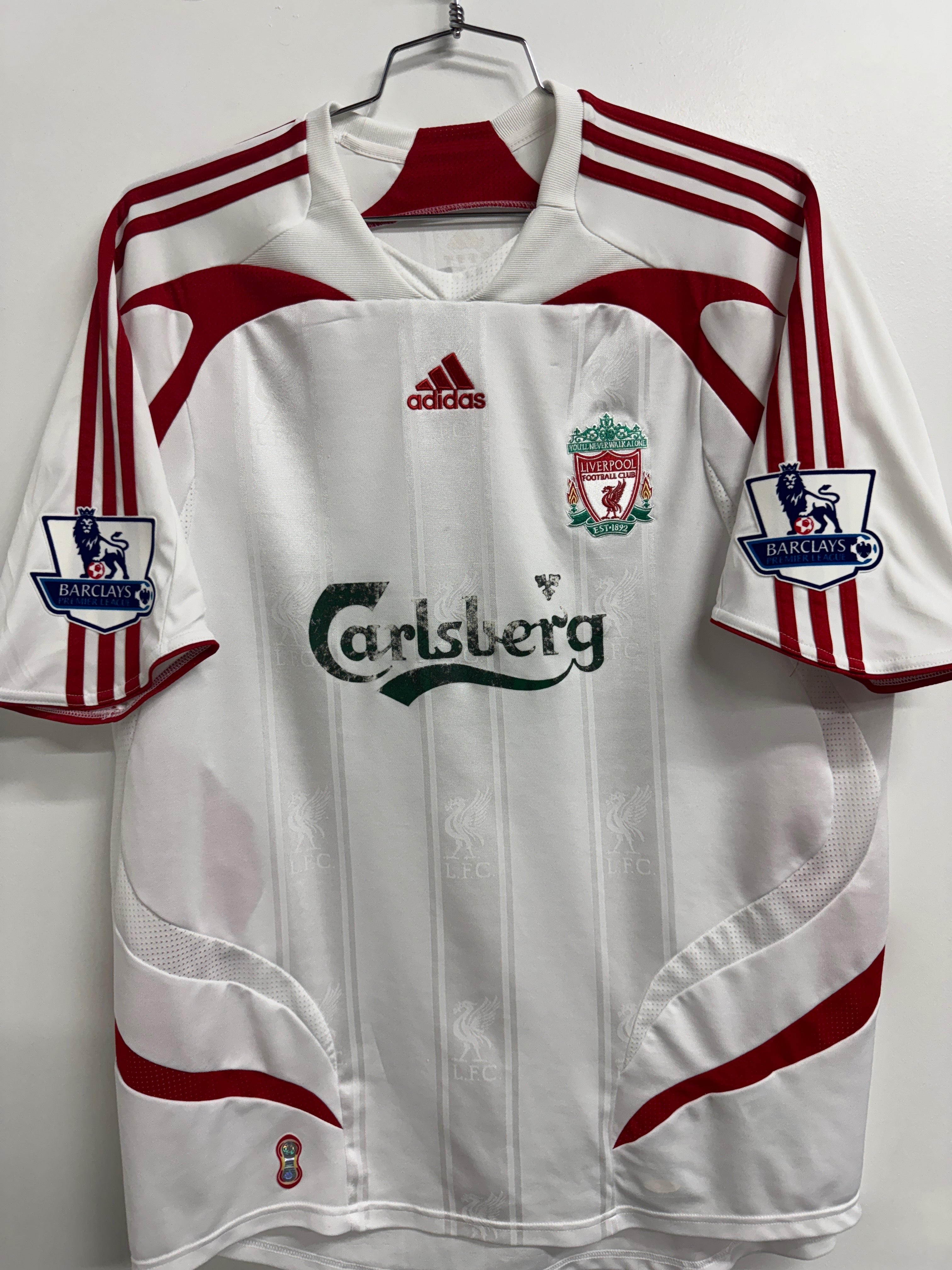 Liverpool 2007 Alonso #14 Away Shirt - L