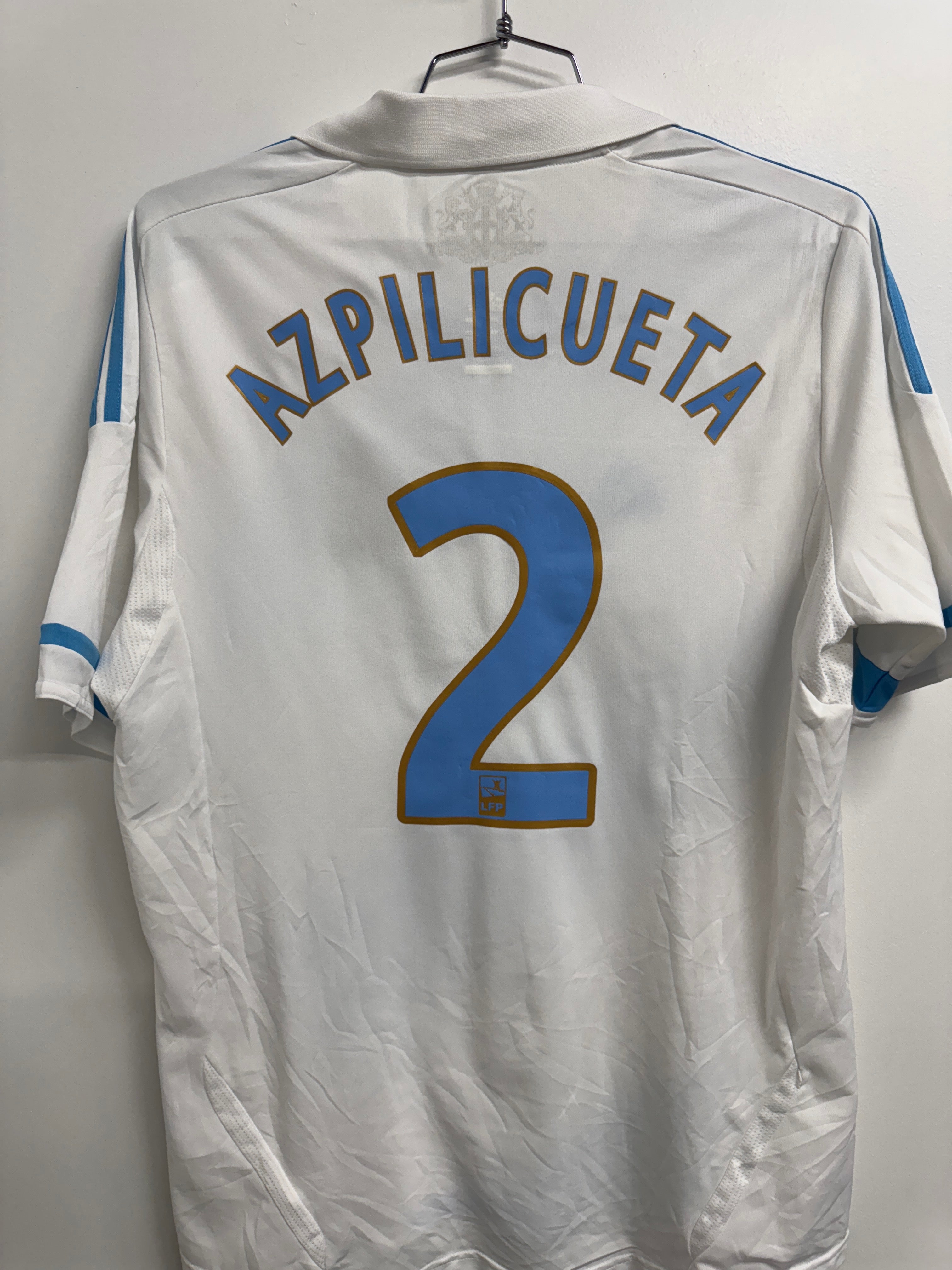 Marseille 2011/12 Cesar Azpilicueta #2 Home Shirt - L