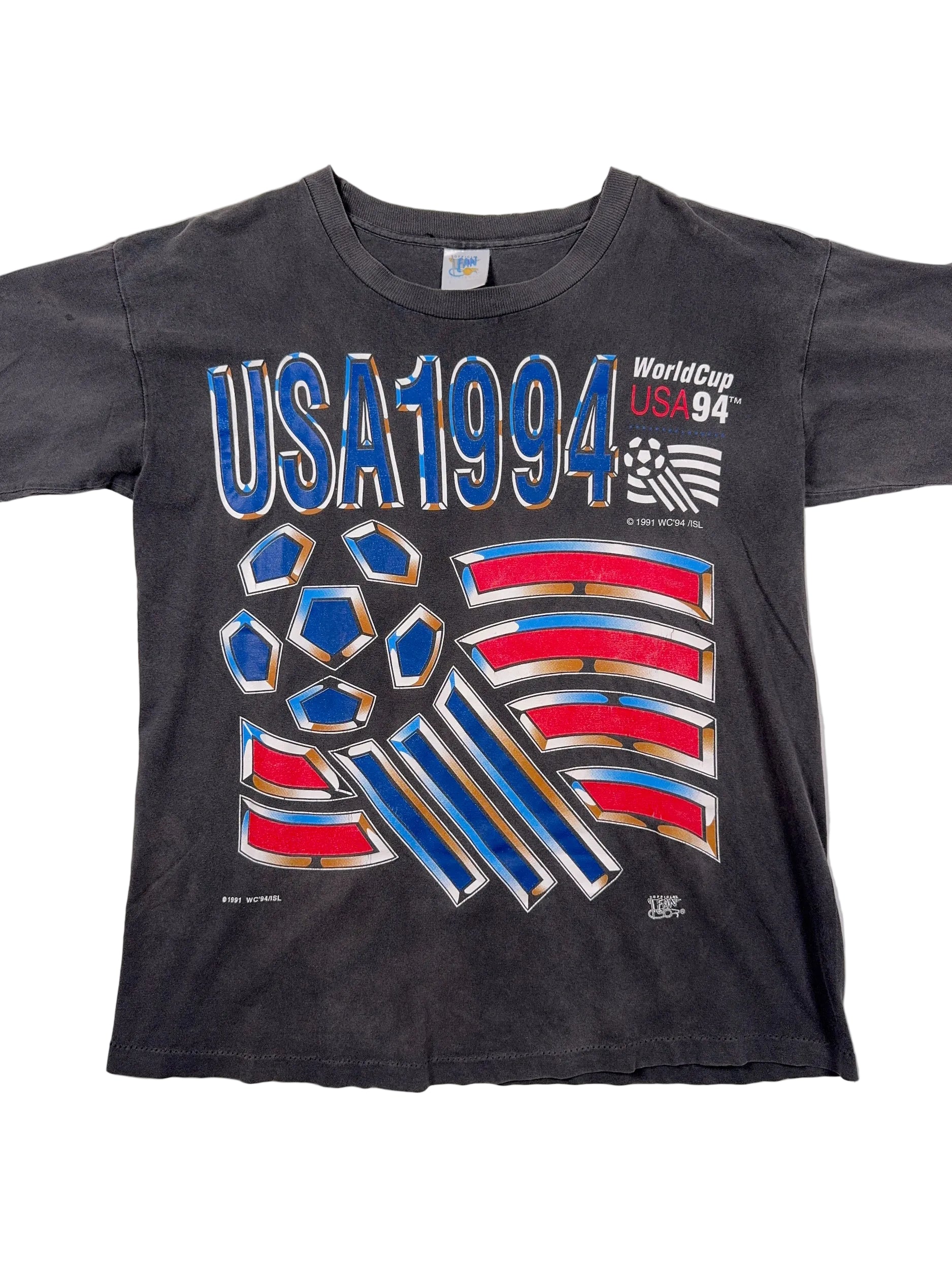 USA 1994 World Cup Vintage Single Stitch Made in USA Tee - L