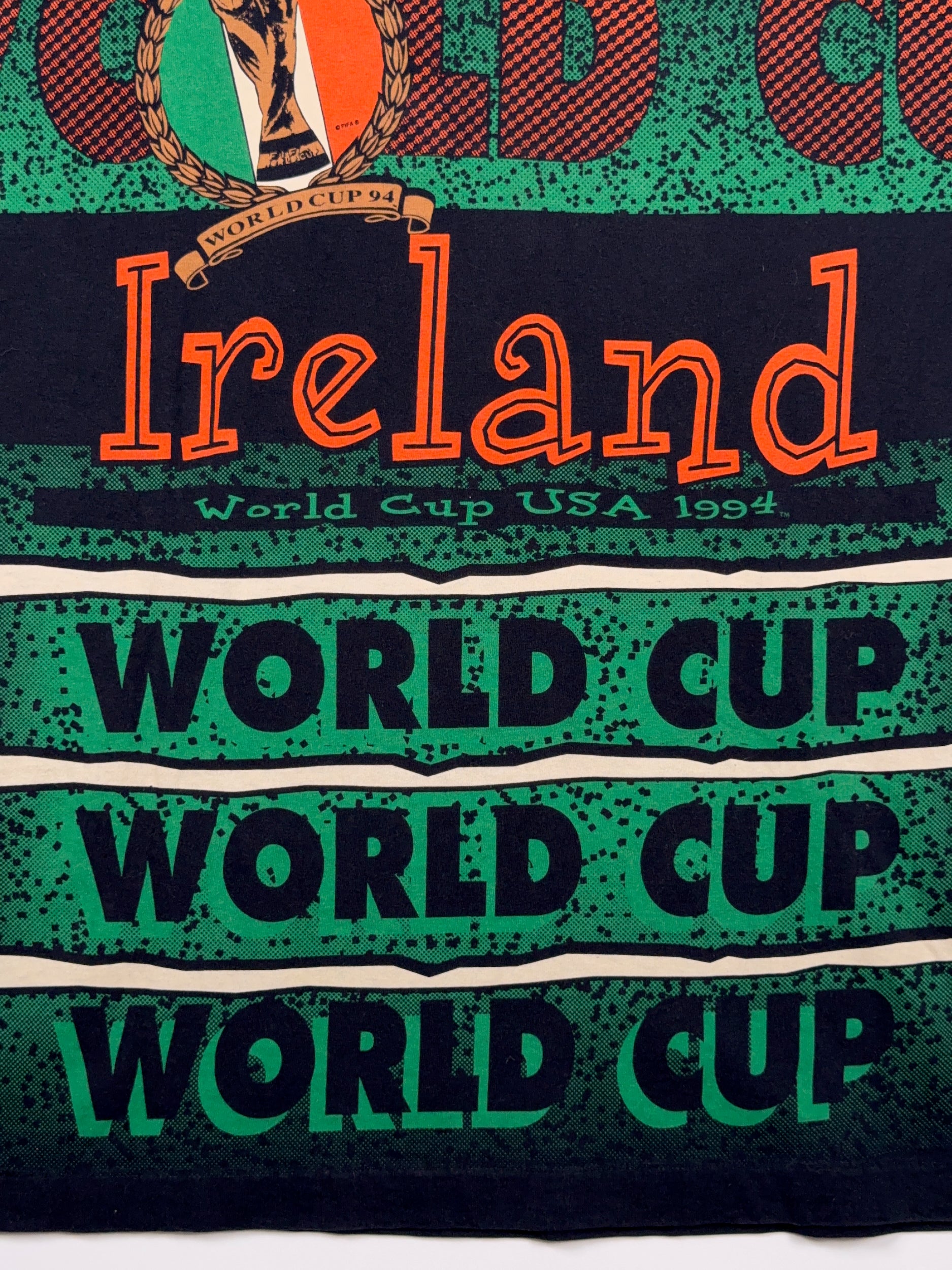 Ireland USA94 World Cup AOP Vintage Single Stitch Tee - XL