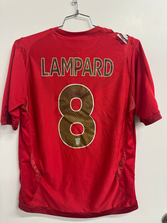 England 2006 Lampard #8 Away Shirt - M