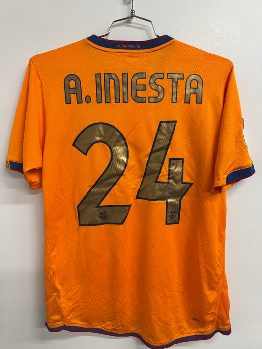 Barcelona 2006 Iniesta #24 Away Shirt - M