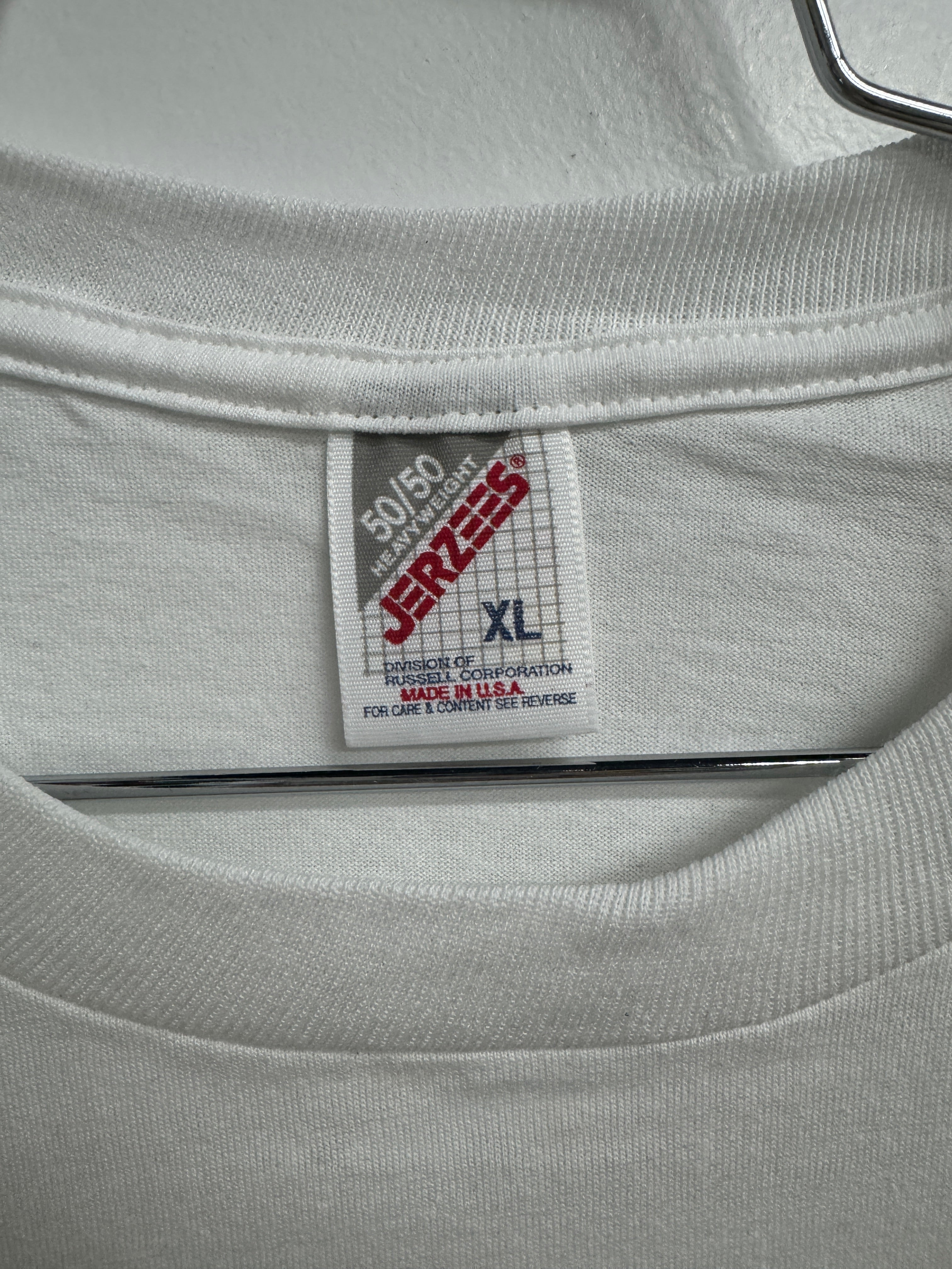 Vintage Soccer First Christmas Cup Tee - XL