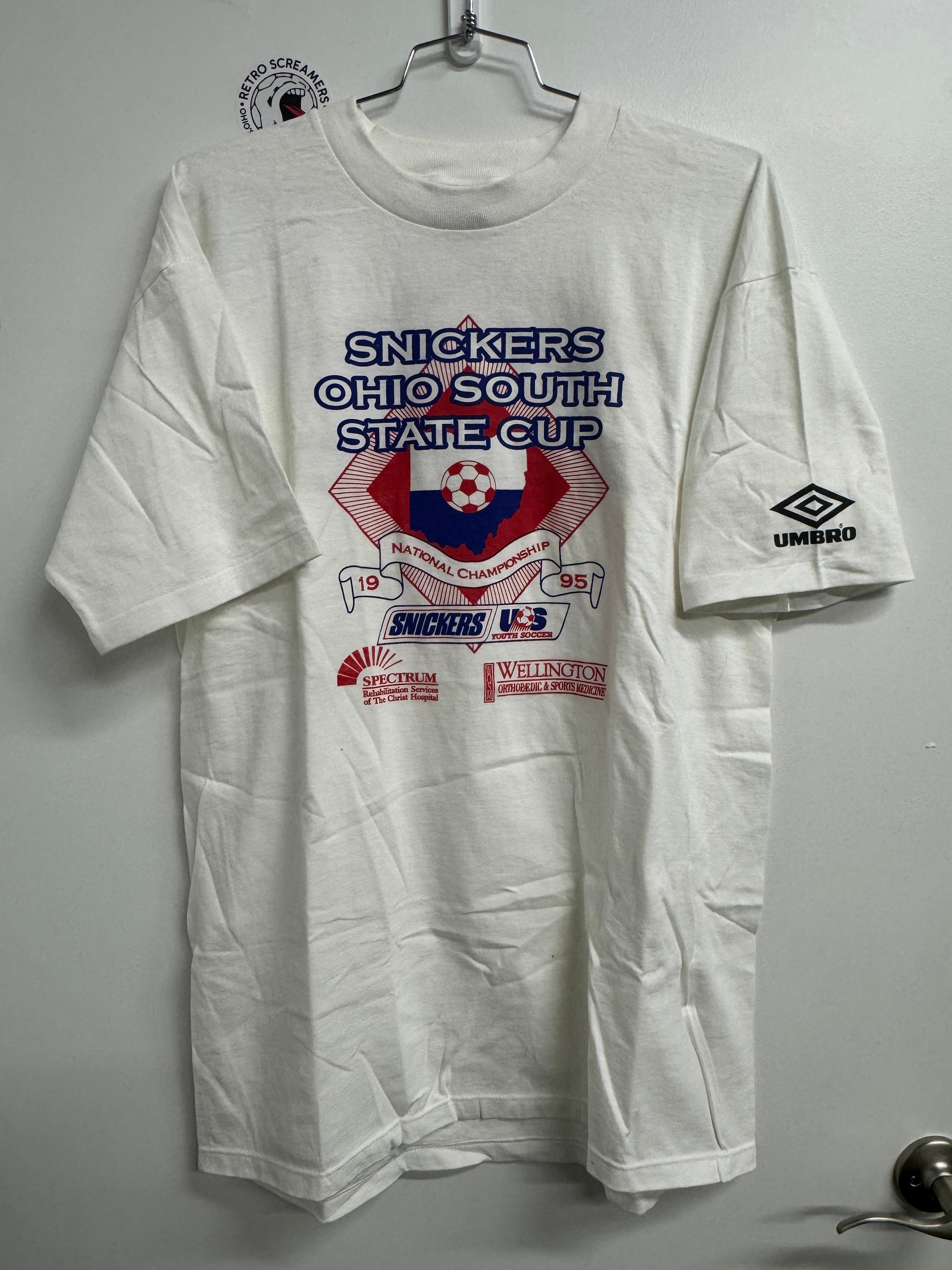Vintage Umbro Snickers Ohio South Cup Single Stitch Tee - XL