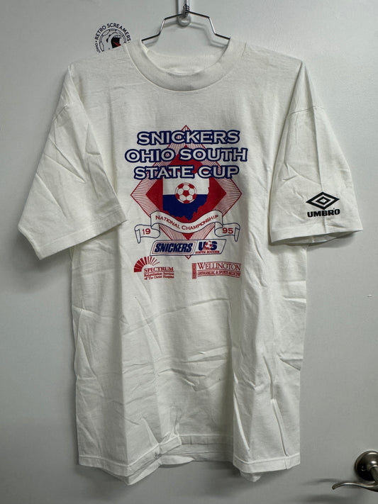 Vintage Umbro Snickers Ohio South Cup Single Stitch Tee - XL